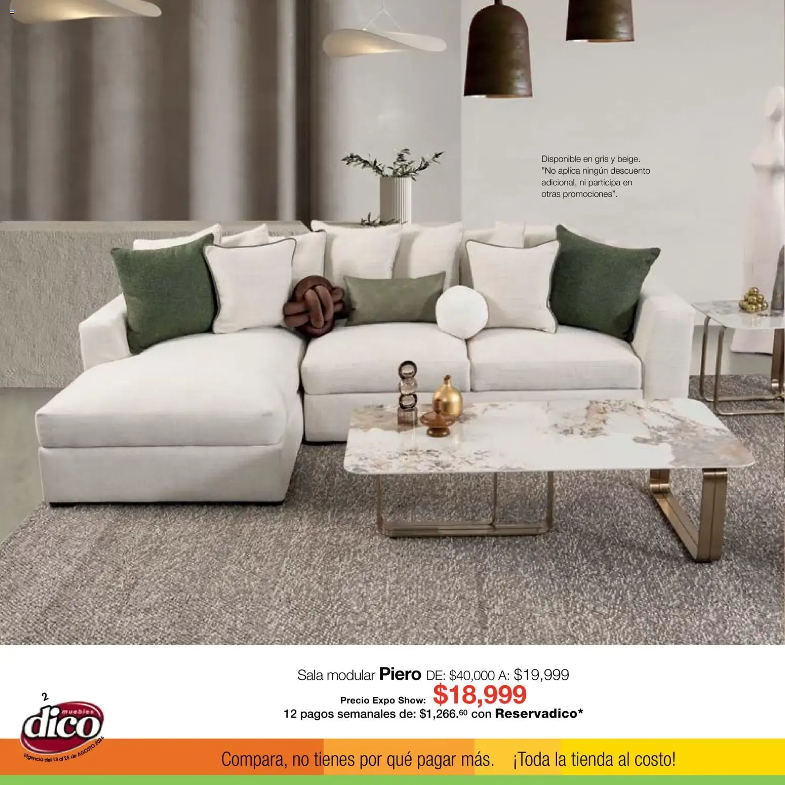 Catálogo de Muebles Dico catálogo Expo Show (13/08/2026 - 25/08/2026) - catálogo en línea 13 de agosto al 25 de agosto 2026 - Pagina 2