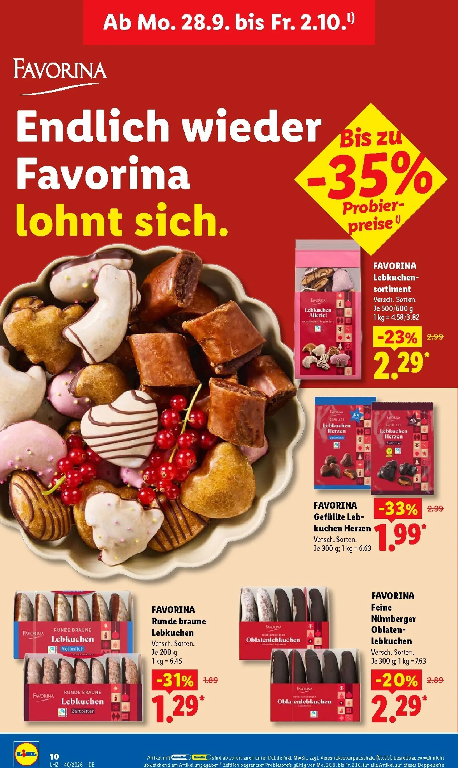 Lidl Prospekt: Traumhaft schlafen von 28. September bis 2. Oktober 2026 - Prospekt seite 23