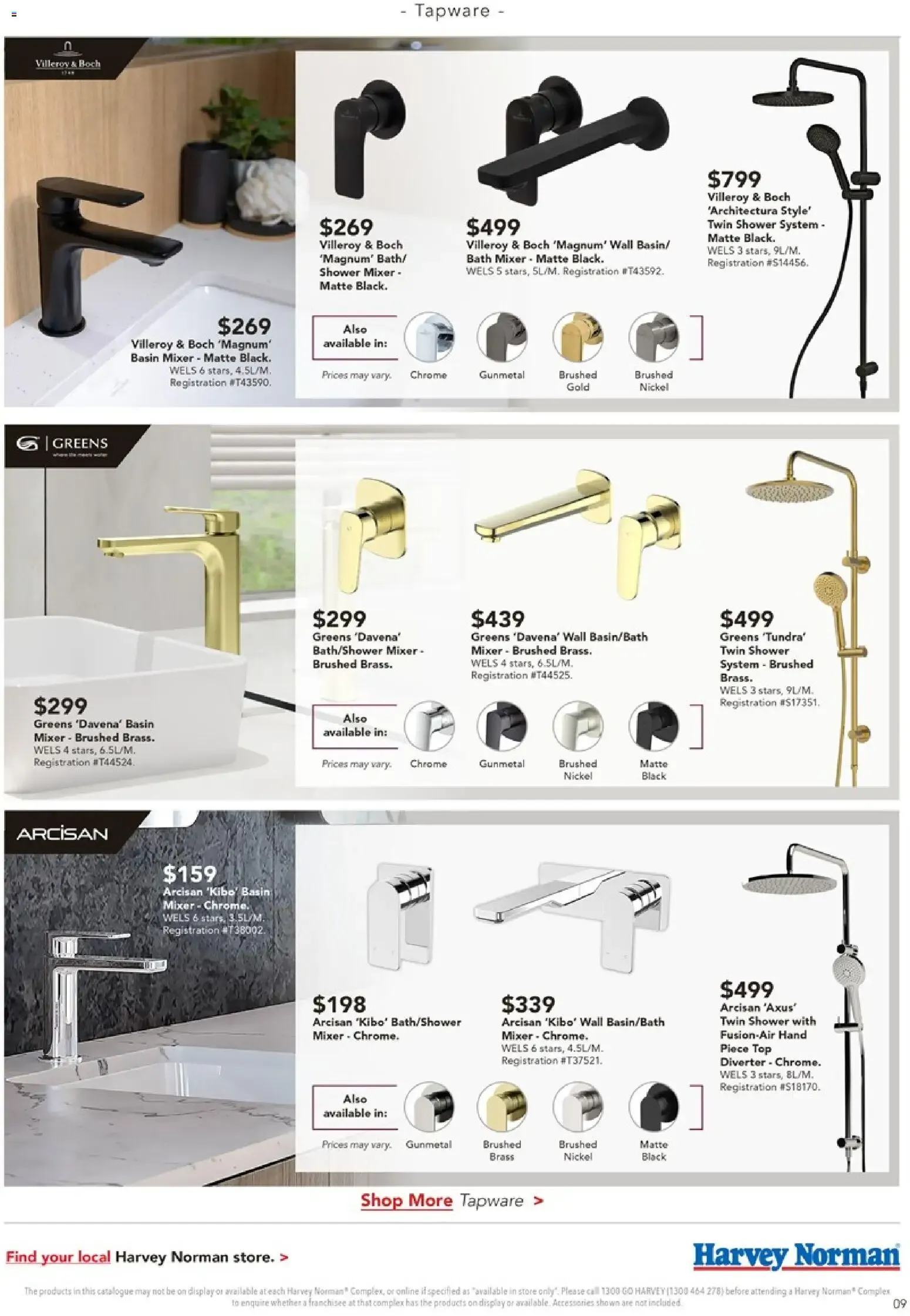 Harvey Norman Your Bathroom and Tile Specialist - Catalogue valid from 8 October to 25 October 2026 - page 9