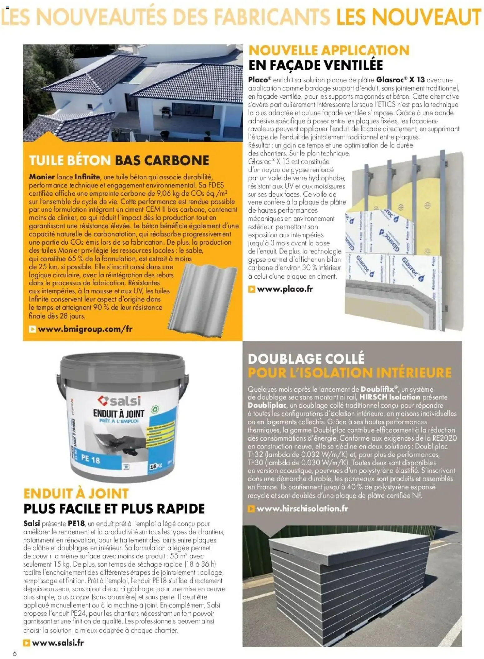 Gedimat - Affaires de Pros 114 à partir du 01/04/2026 - promo en ligne du 1 avril au 30 juin 2026 - Catalogue page 6