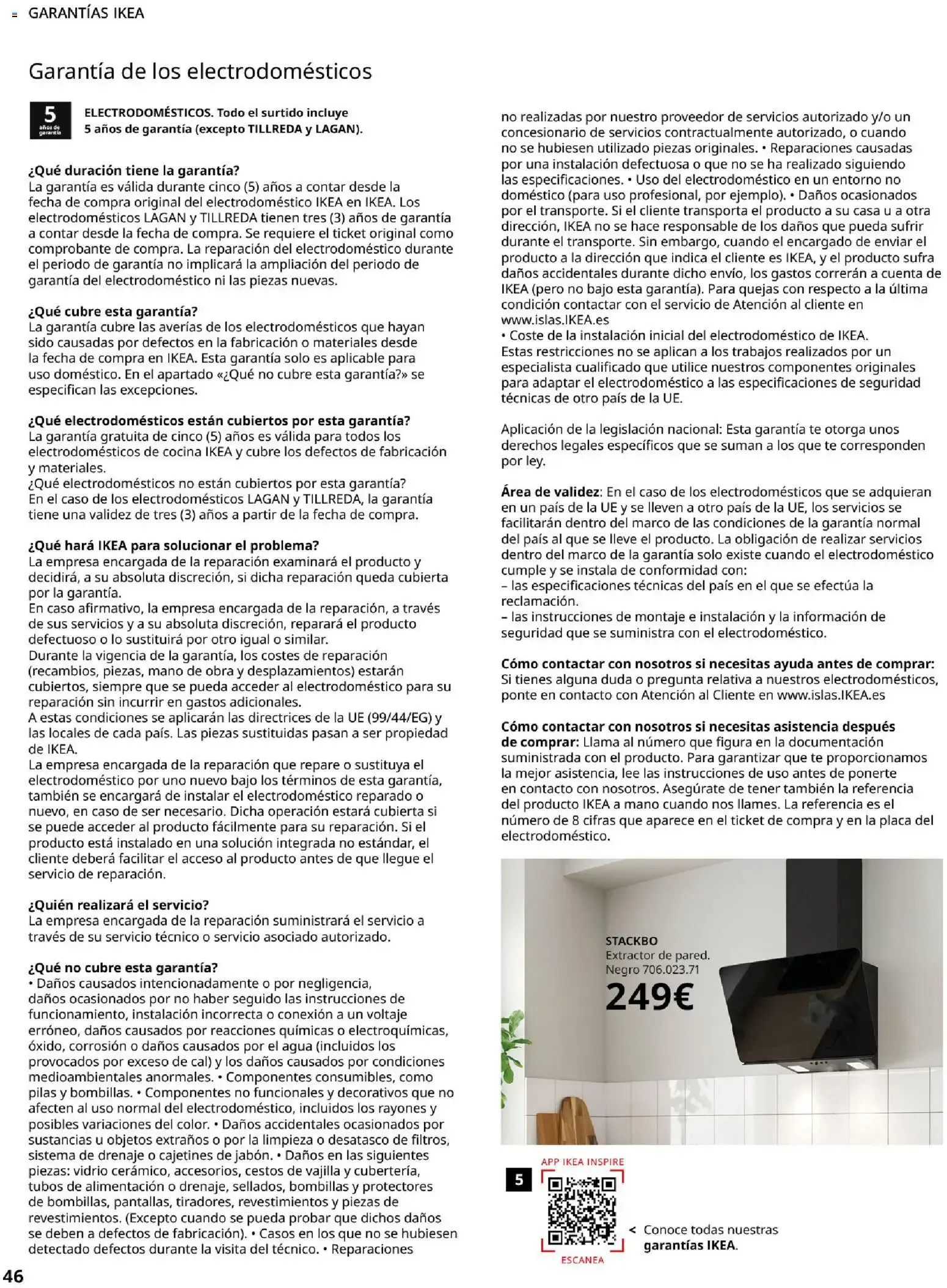 Catálogo de Guía de Compra Electrodomésticos IKEA 7 de mayo al 31 de agosto 2026 - Página 46