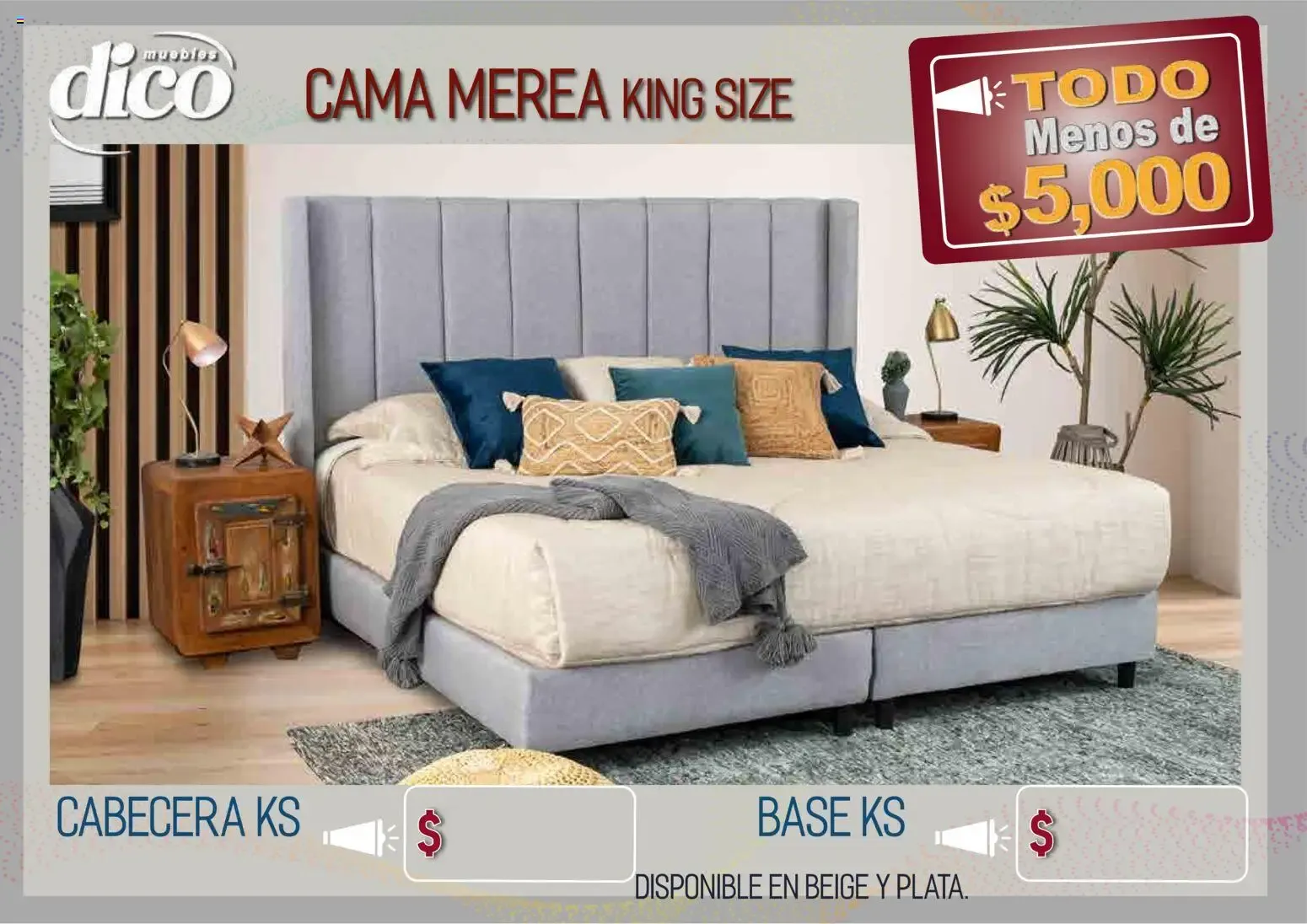Catálogo de Muebles Dico - Todo Menos de $5,000 9 de abril al 31 de diciembre 2026 - Pagina 8
