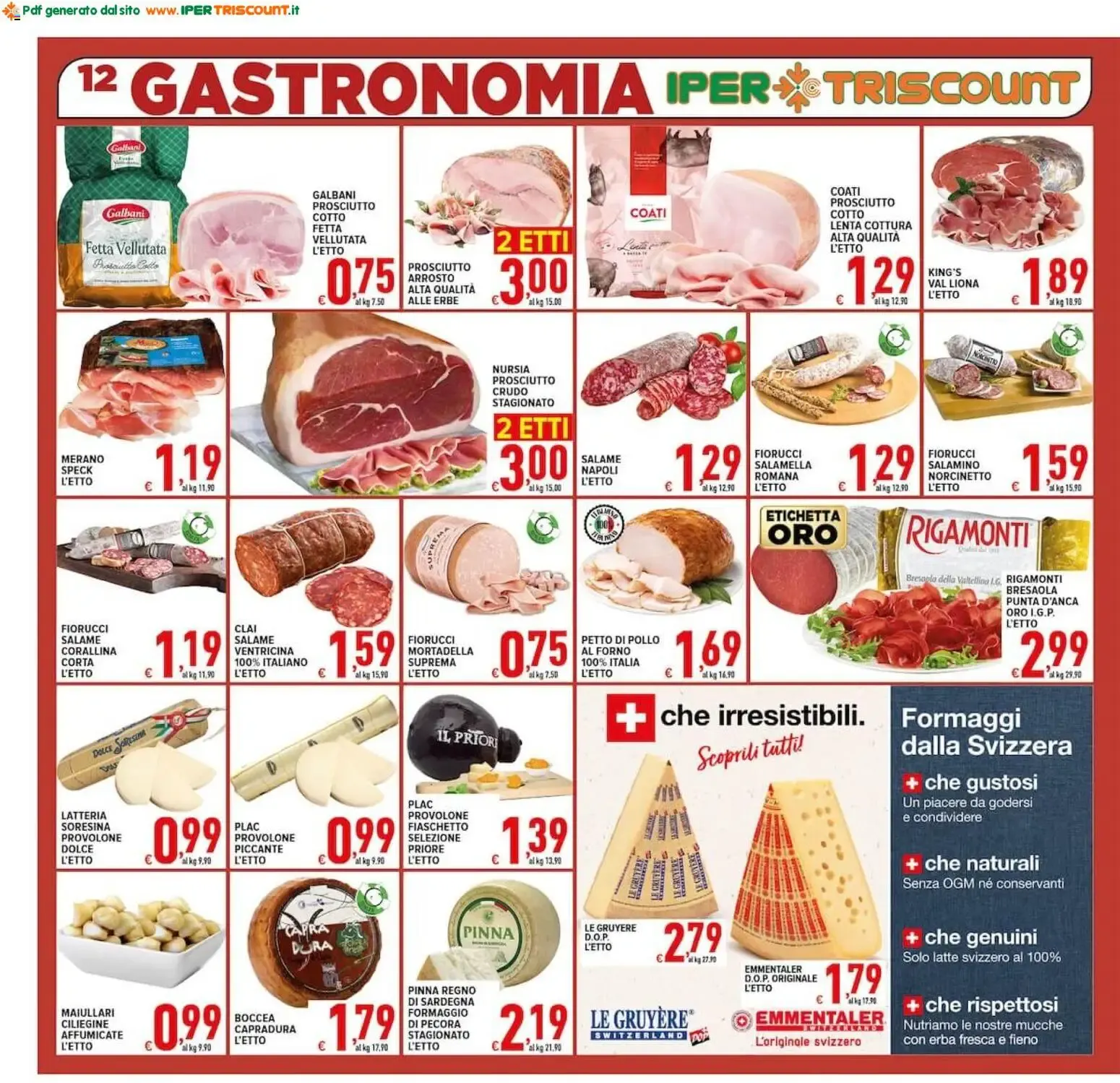 Iper Triscount Supermercati: ¡SOTTOCOSTO! da 2 ottobre a 13 ottobre di 2026 - Pagina del volantino 12