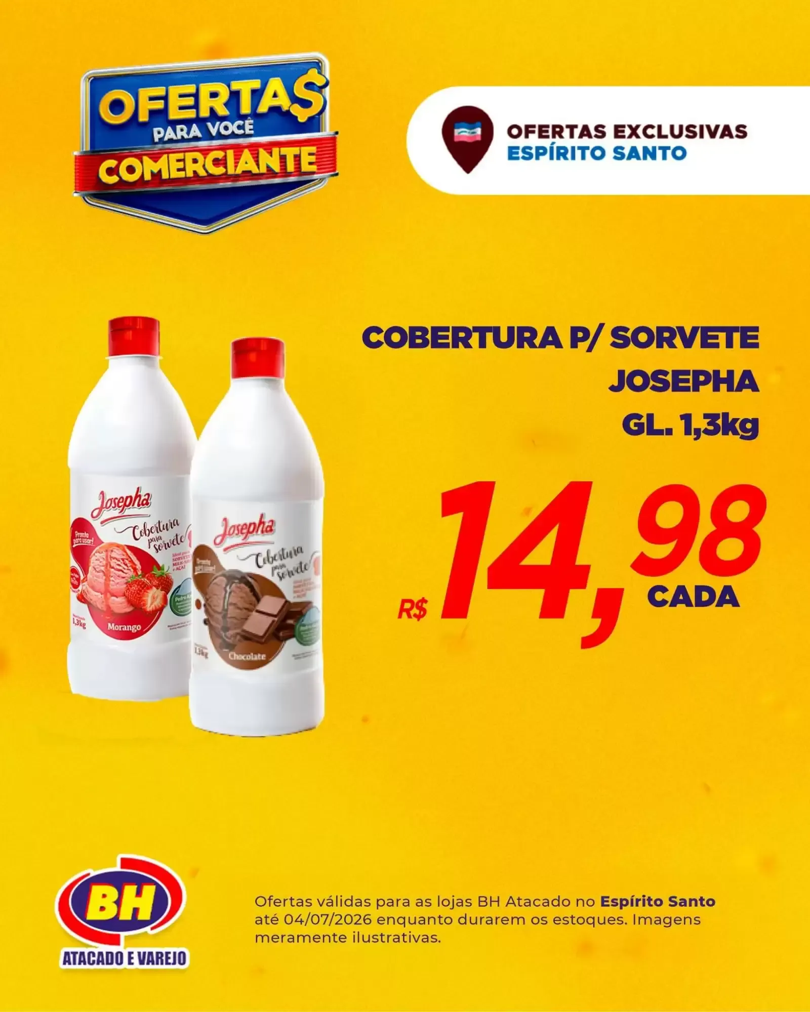 Encarte de Ofertas BH Atacado e Varejo para Comerciantes no Espírito Santo 29 de junho até 4 de julho 2026 - Pagina 7