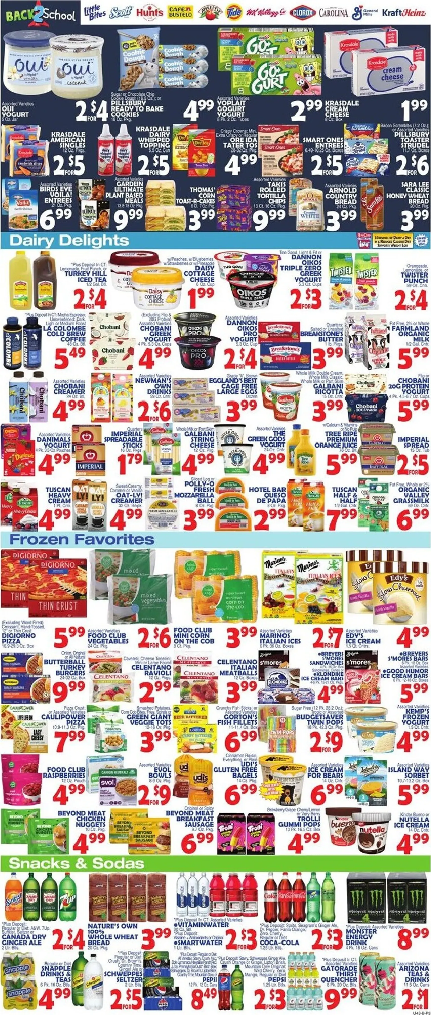 Weekly ad Bravo Supermarkets: Back to School Sale from August 21 to August 27 2026 - Page 3