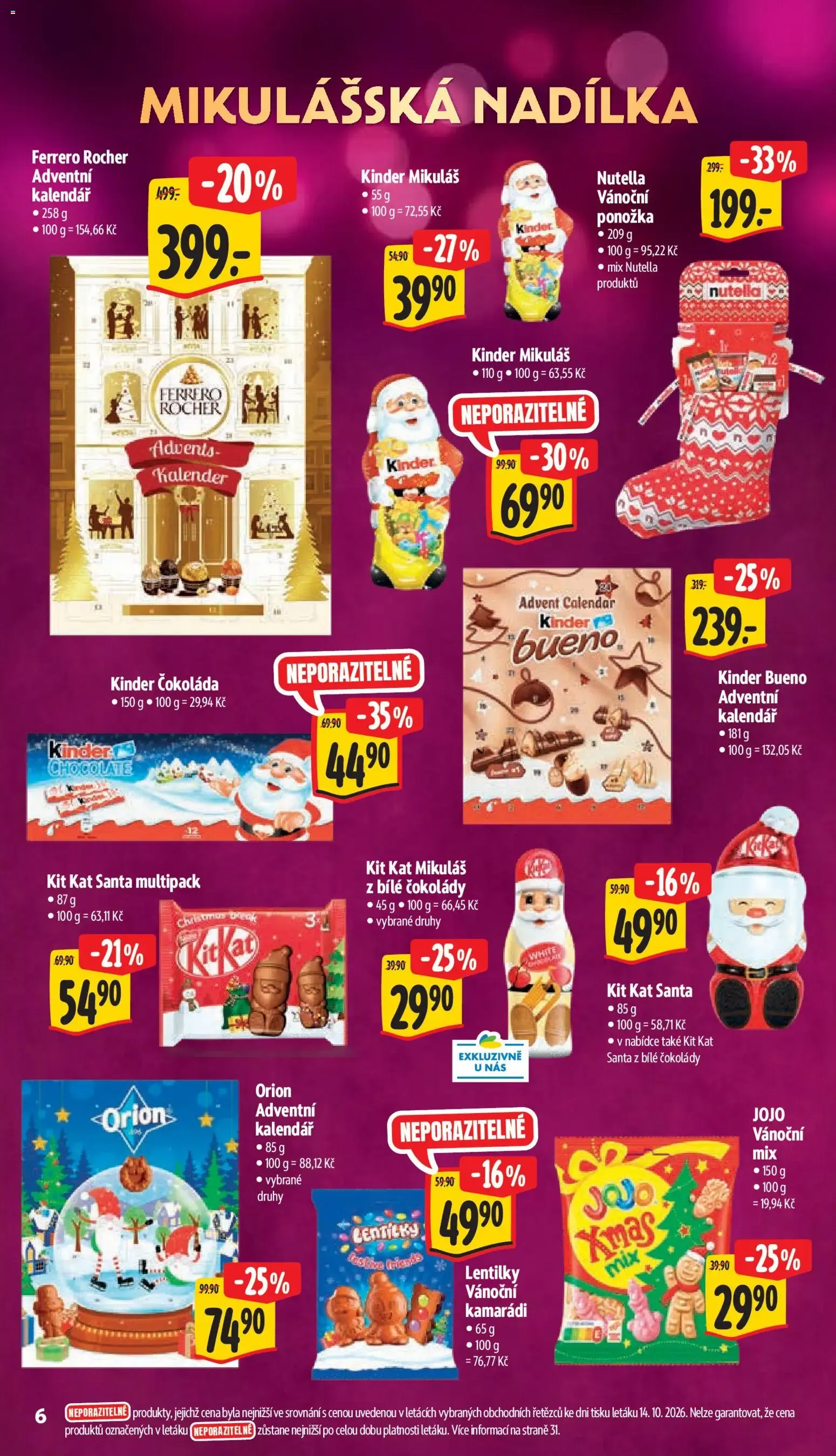 Albert leták - Hypermarket - Znojmo od 21.10.2026 - Akční leták - 21. října 27. října 2026 - Page 20