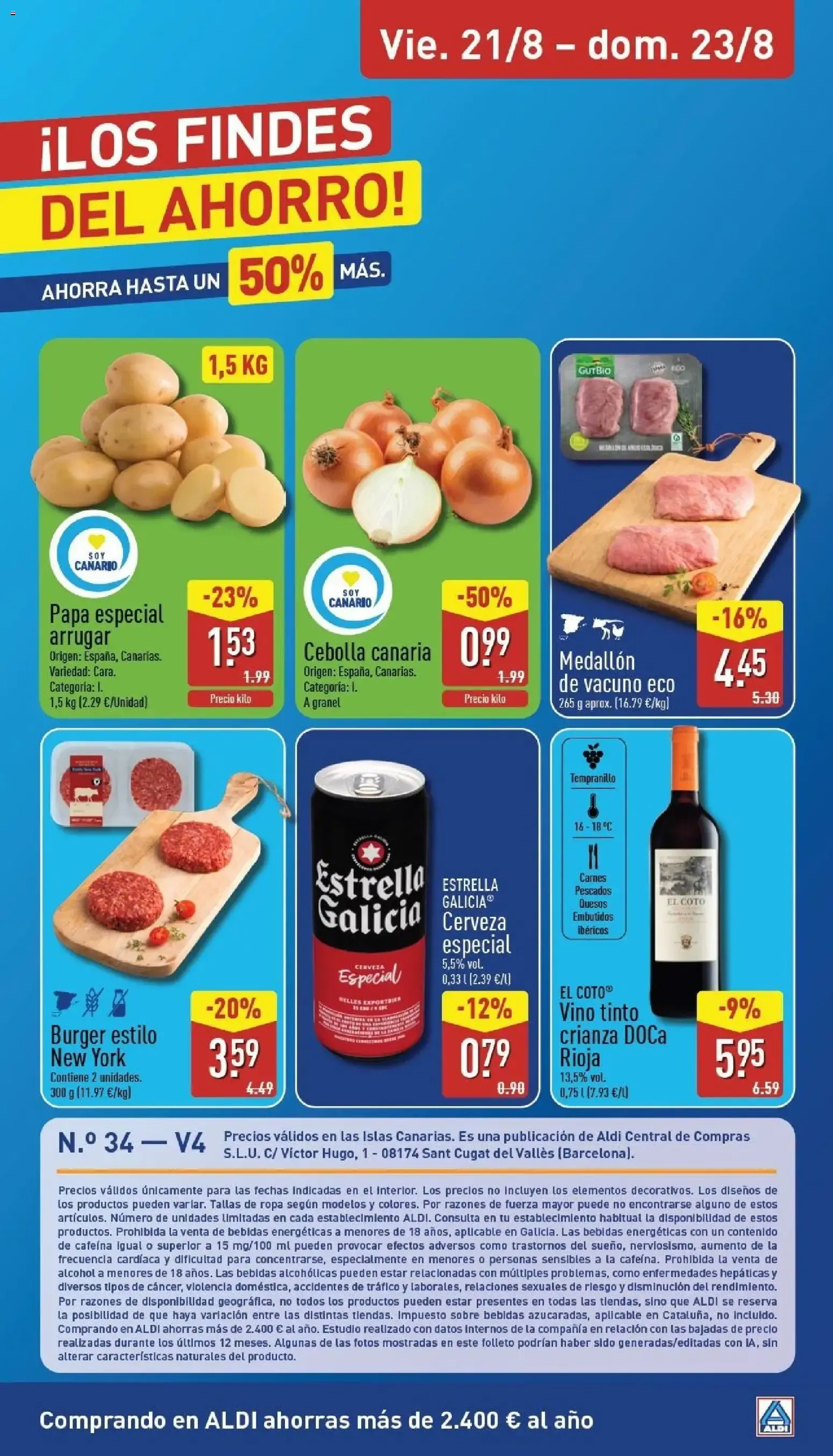 Catálogo de Aldi: Frescura a precios para tirarse a la piscina 17 de agosto al 23 de agosto 2026 - Página 36