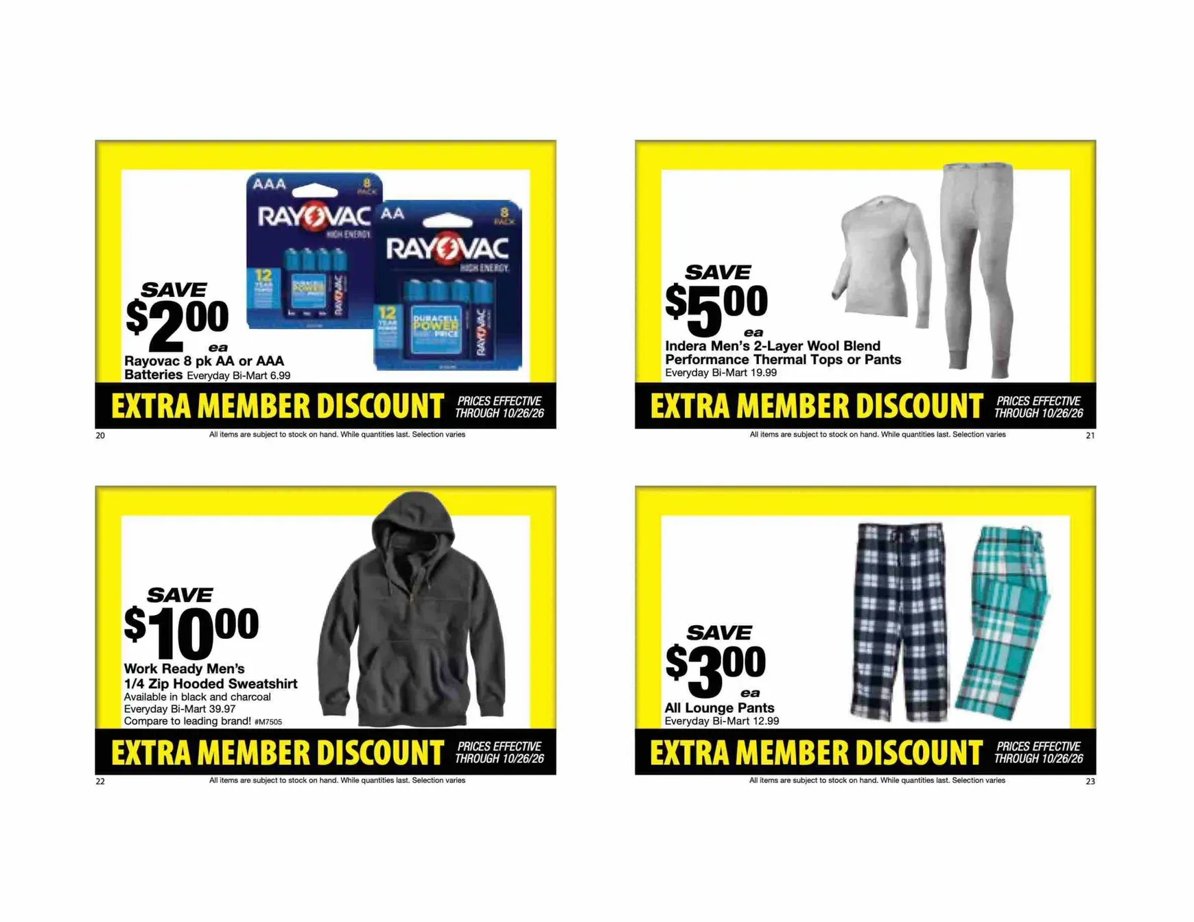 Weekly ad Current Bi-Mart - Extra member discount leaflet valid from Tuesday 10/13/2026 to Monday 10/26/2026 from October 13 to October 26 2026 - Page 7