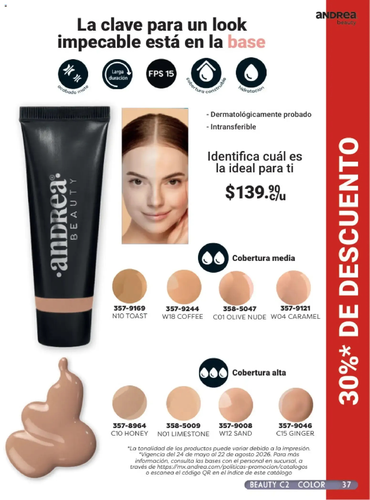 Catálogo de Andrea catálogo Beauty 2026 - Catálogos en línea de 24/05 - 22/08 24 de mayo al 22 de agosto 2026 - Pagina 37