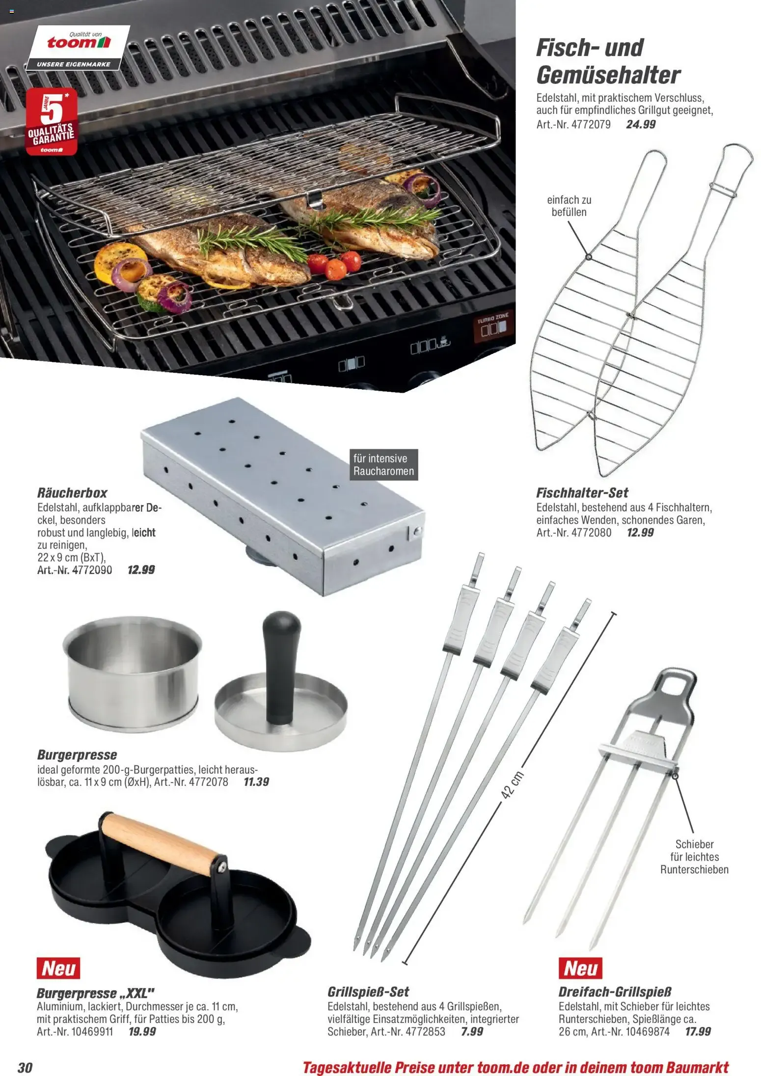 Toom Baumarkt Grills & Zubehör 2026 vom 14.02.2026 – Angebote online von 14. Februar bis 31. Dezember 2026 - Prospekt seite 29