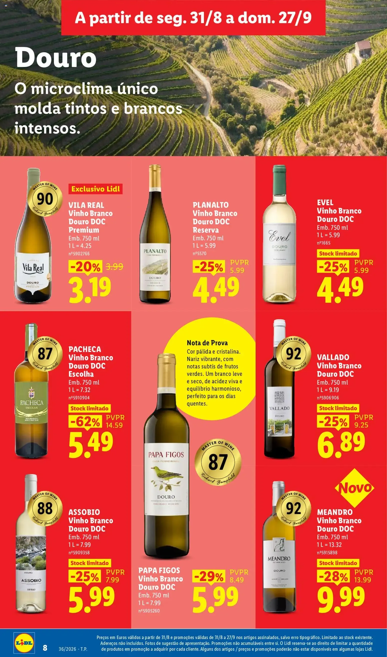 Folheto VINHOS & QUEIJOS ENCHIDOS de 31 de agosto até 27 de setembro 2026 - Pagina 8