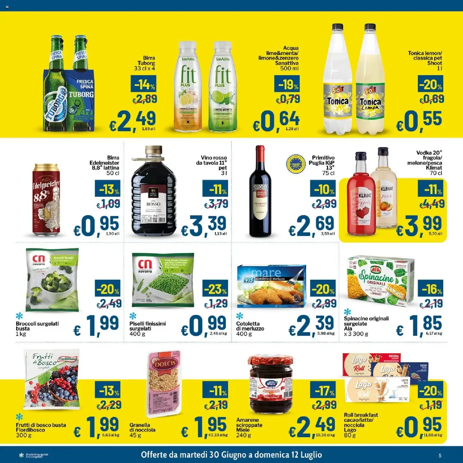 Qui Discount volantino dal 30/06/2026 - online Offerte da 30 giugno a 12 luglio di 2026 - Pagina del volantino 5