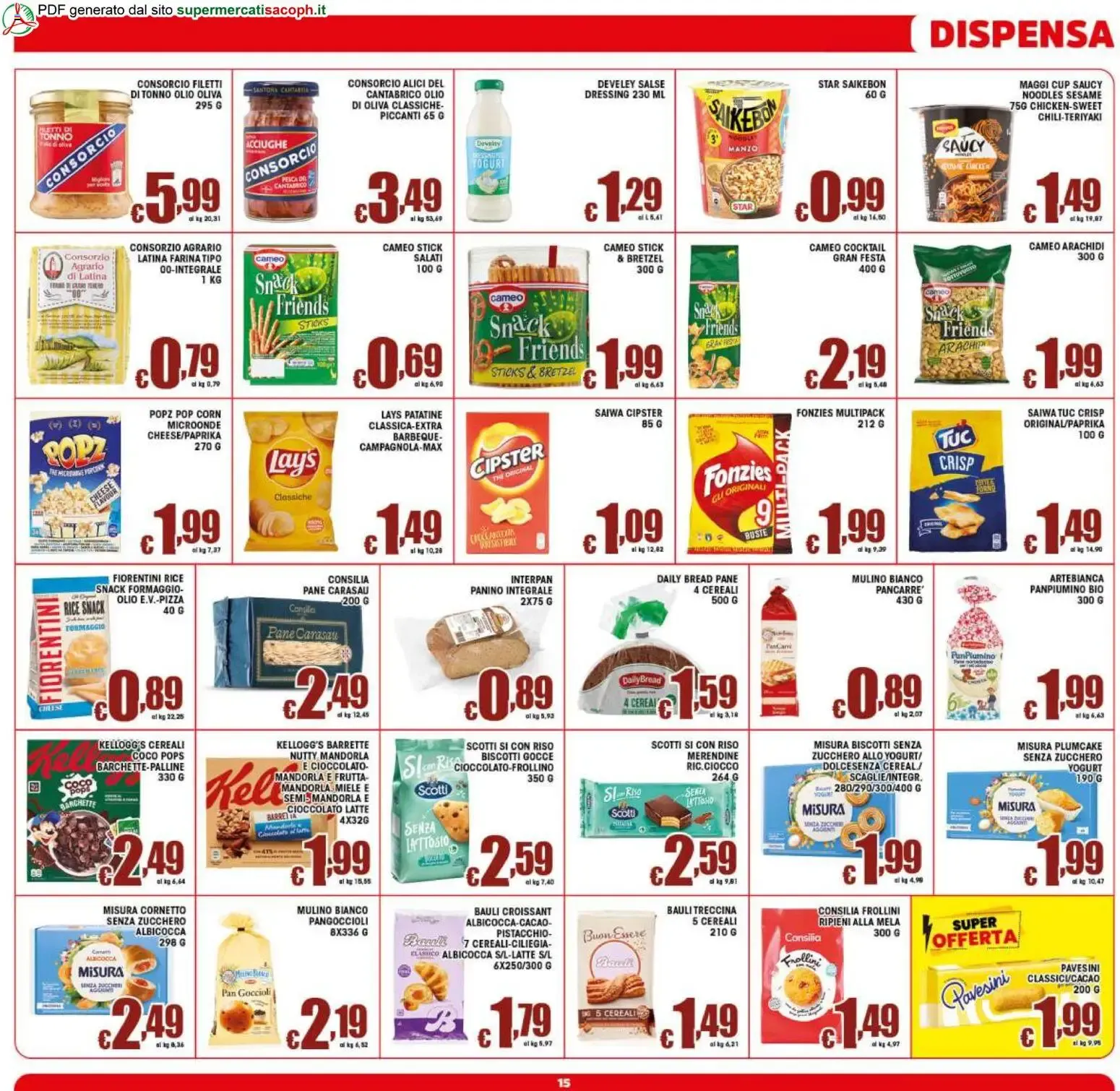 Sacoph volantino dal 19/06/2026 - online Offerte da 19 giugno a 30 giugno di 2026 - Pagina del volantino 15
