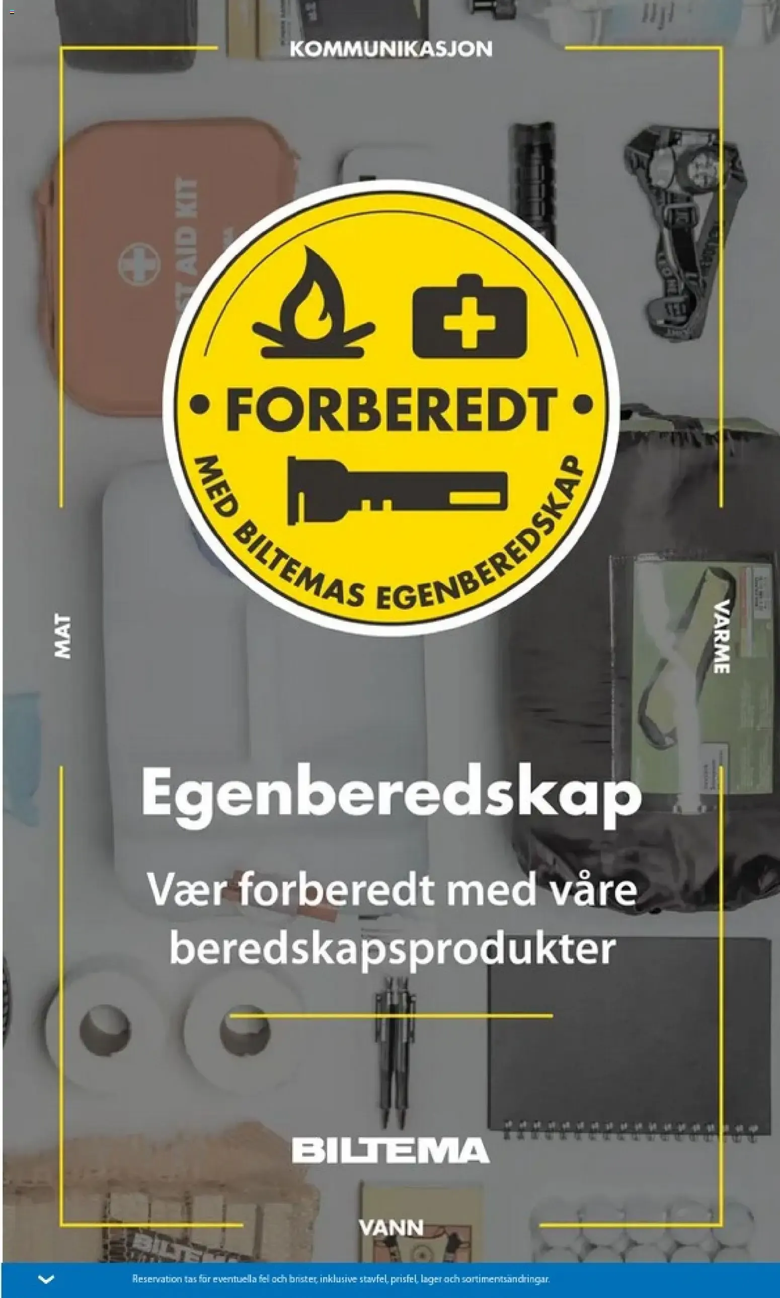 Biltema Egenberedskap