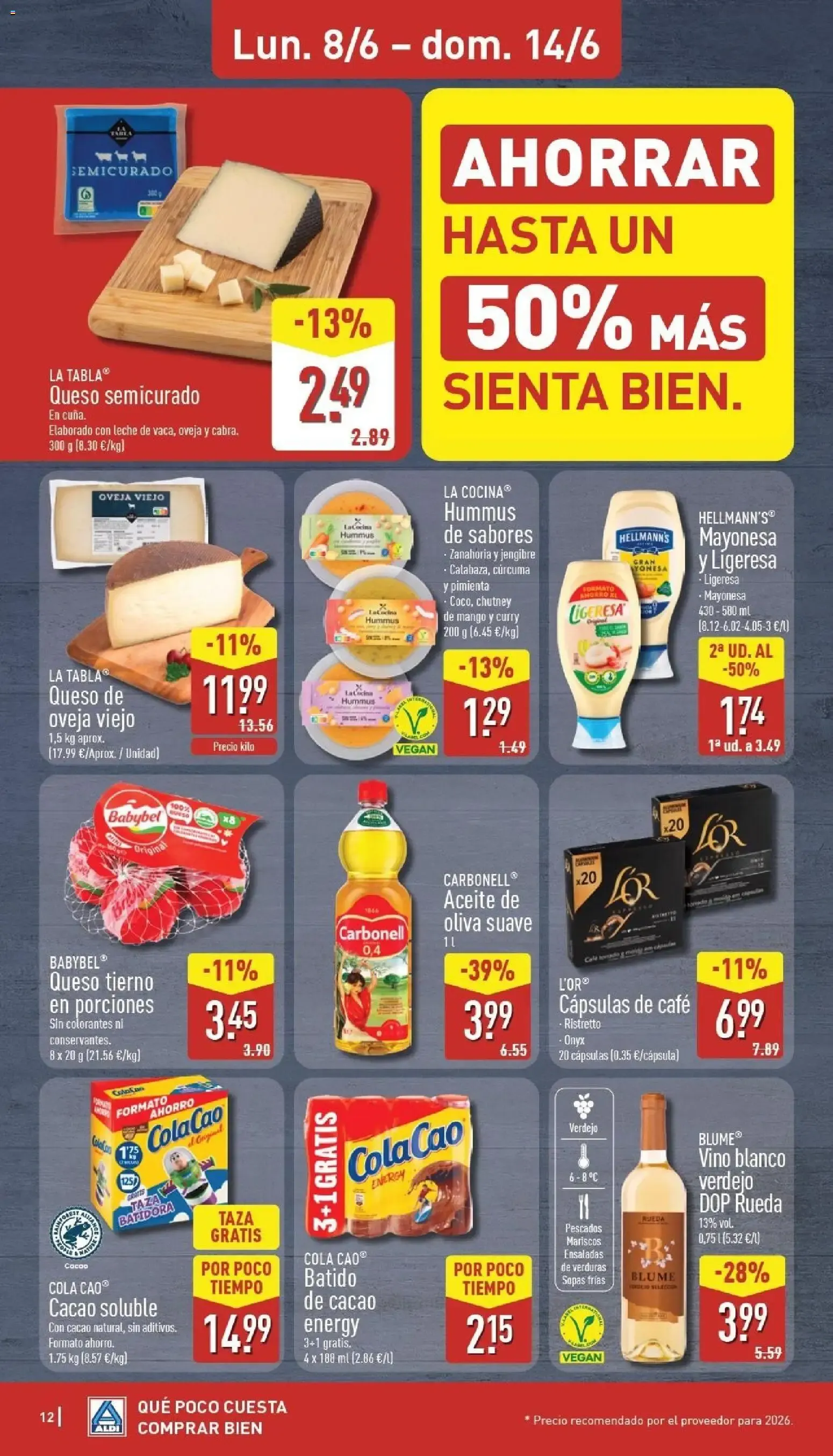 Catálogo de Aldi folleto Península del 08/06/2026 | Catálogo 8 de junio al 14 de junio 2026 - Página 12