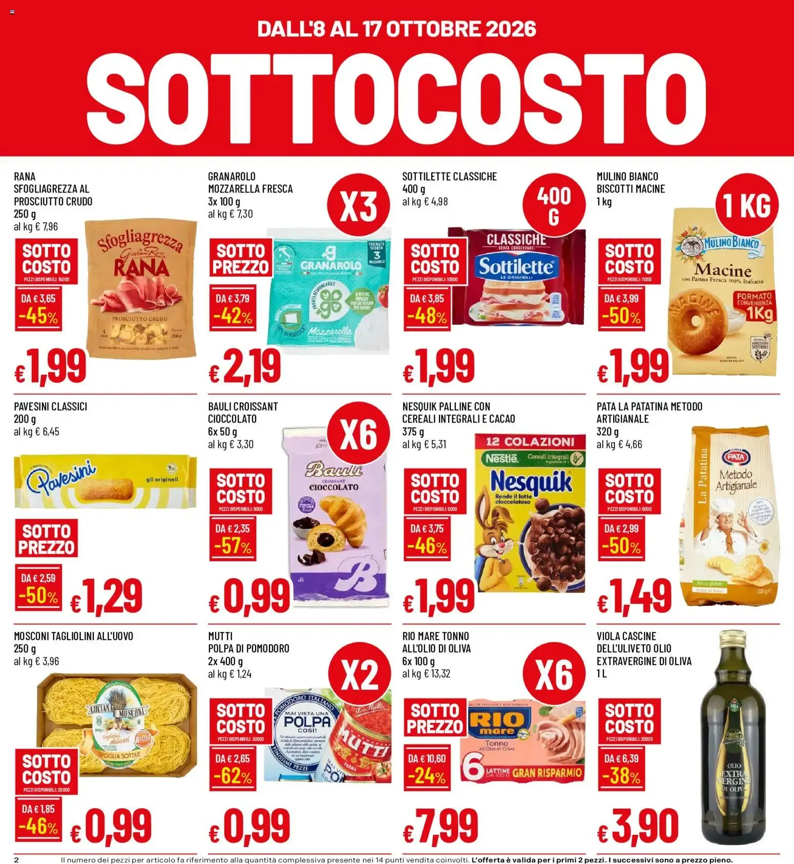 SOTTOCOSTO da 8 ottobre a 17 ottobre di 2026 - Pagina del volantino 2