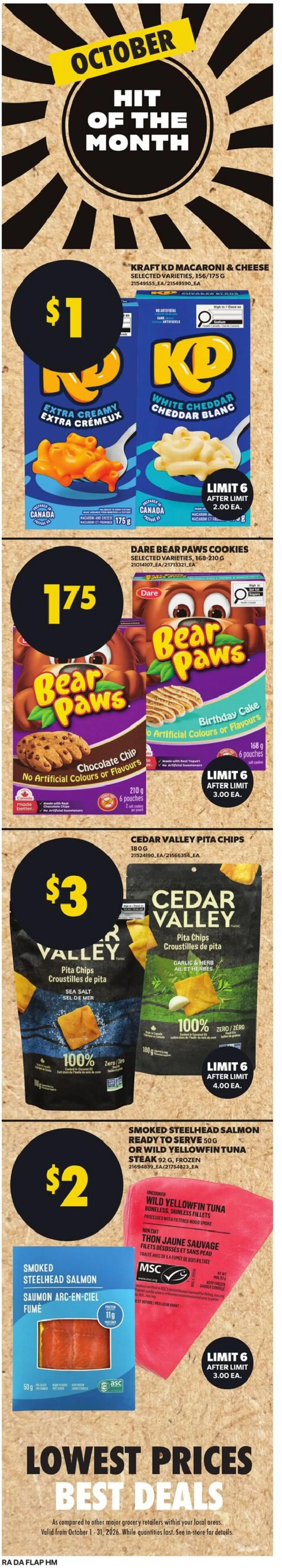 1000s of New Lowered Prices - Save on Groceries from October 1 to October 7 2026 - flyer page 6