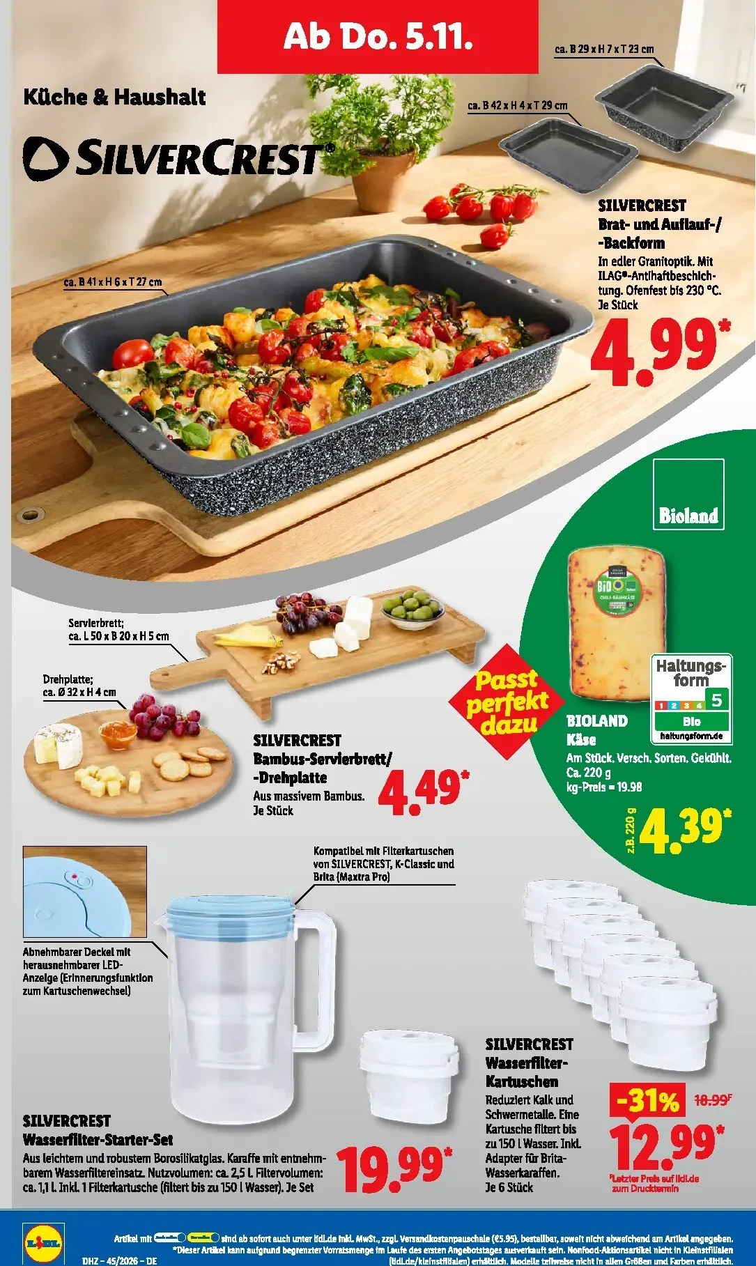 Lidl Sparen beim Preisführer von 2. November bis 7. November 2026 - Prospekt seite 55