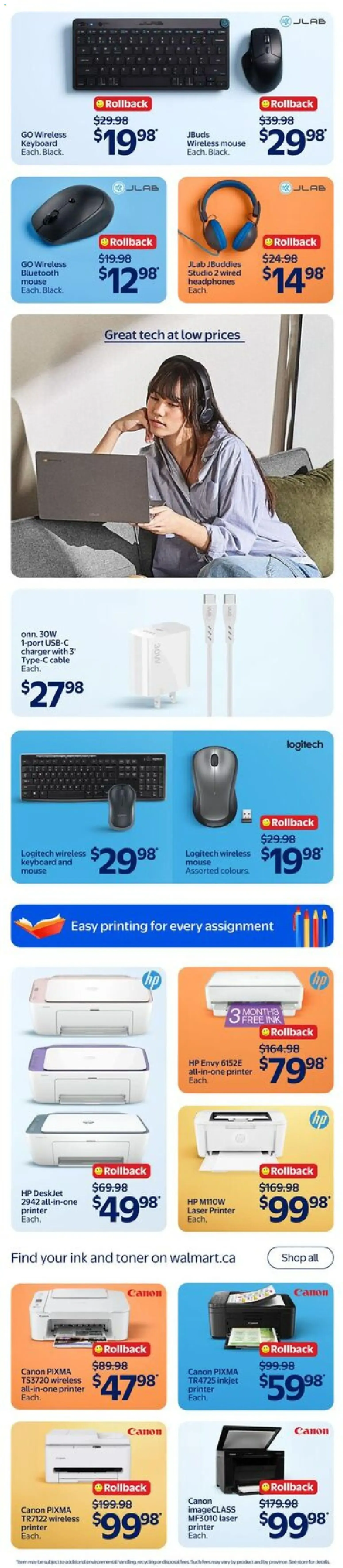 Walmart flyer - Back to school at low prices from Aug 6, 2026 > weekly specials & deals from August 6 to August 12 2026 - flyer page 7