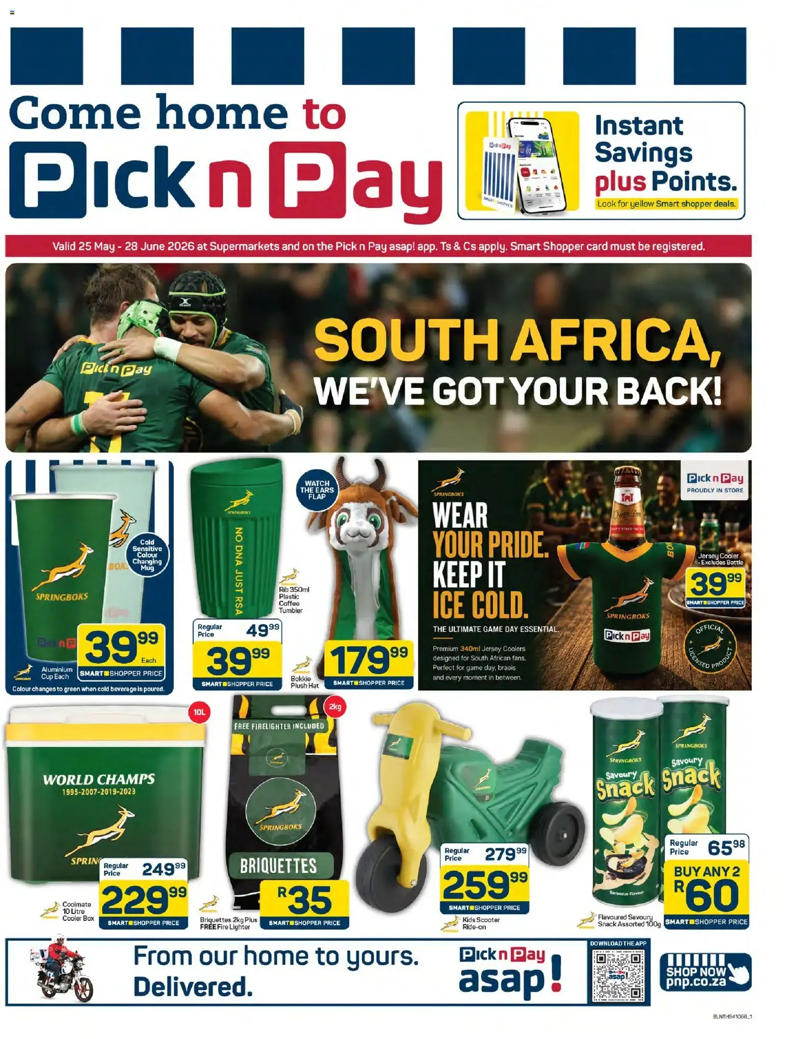 Pick n Pay - Rugby Specials (25/05/2026 - 28/06/2026) Online from 25 May to 28 June 2026 - Catalogue Page 1