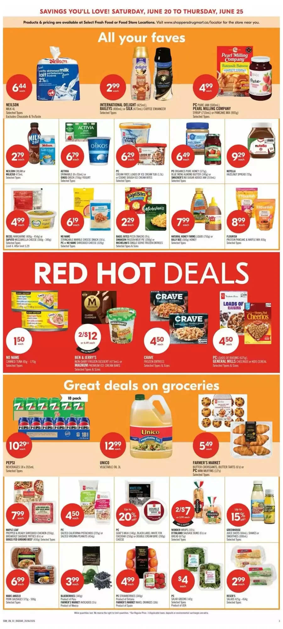 Shoppers Drug Mart - Red Hot Deals from June 20 to June 25 2026 - flyer page 8