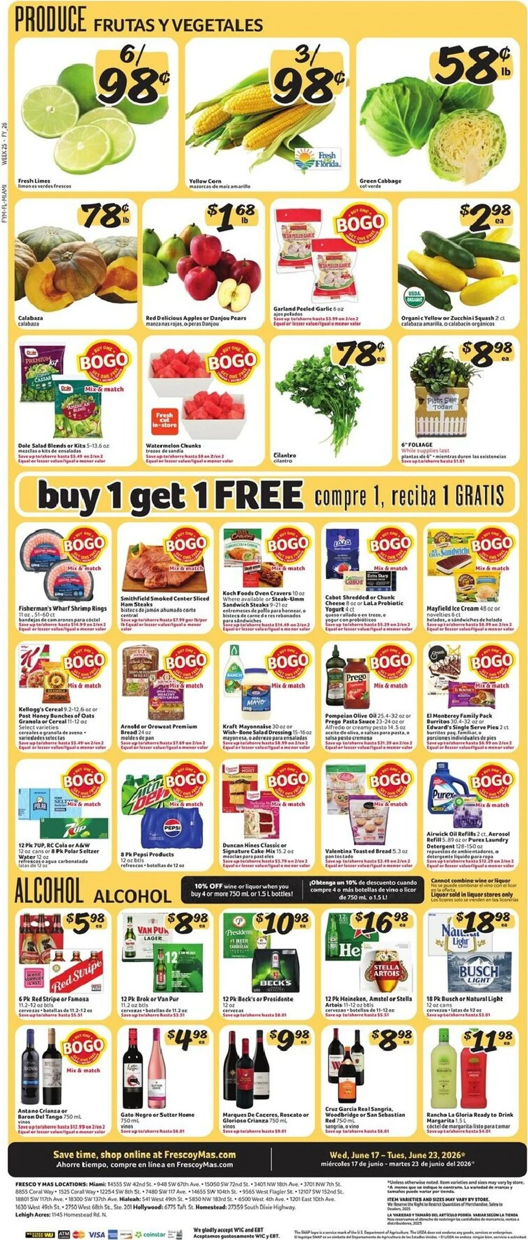 Weekly ad Current Fresco y Más leaflet valid from Wednesday 06/17/2026 to Tuesday 06/23/2026 from June 17 to June 23 2026 - Page 7