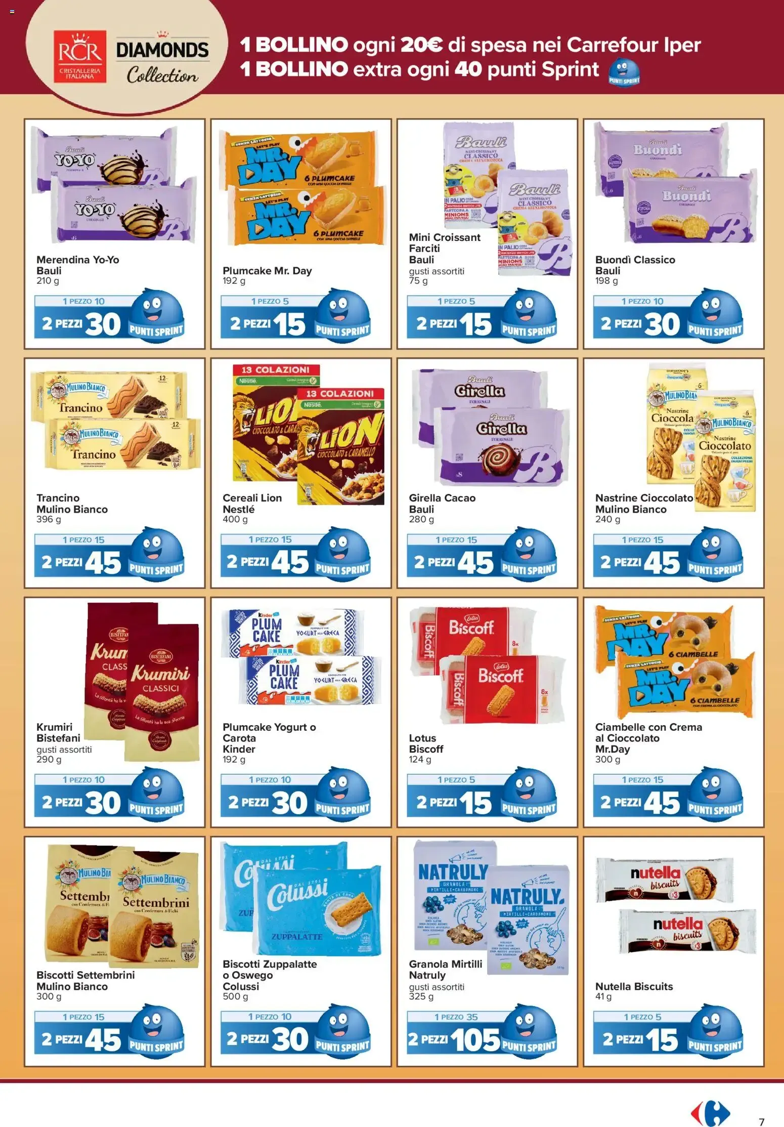 Carrefour Iper - La tua carta SpesAmica Payback vola con i Punti Sprint da 13 ottobre a 25 ottobre di 2026 - Pagina del volantino 7