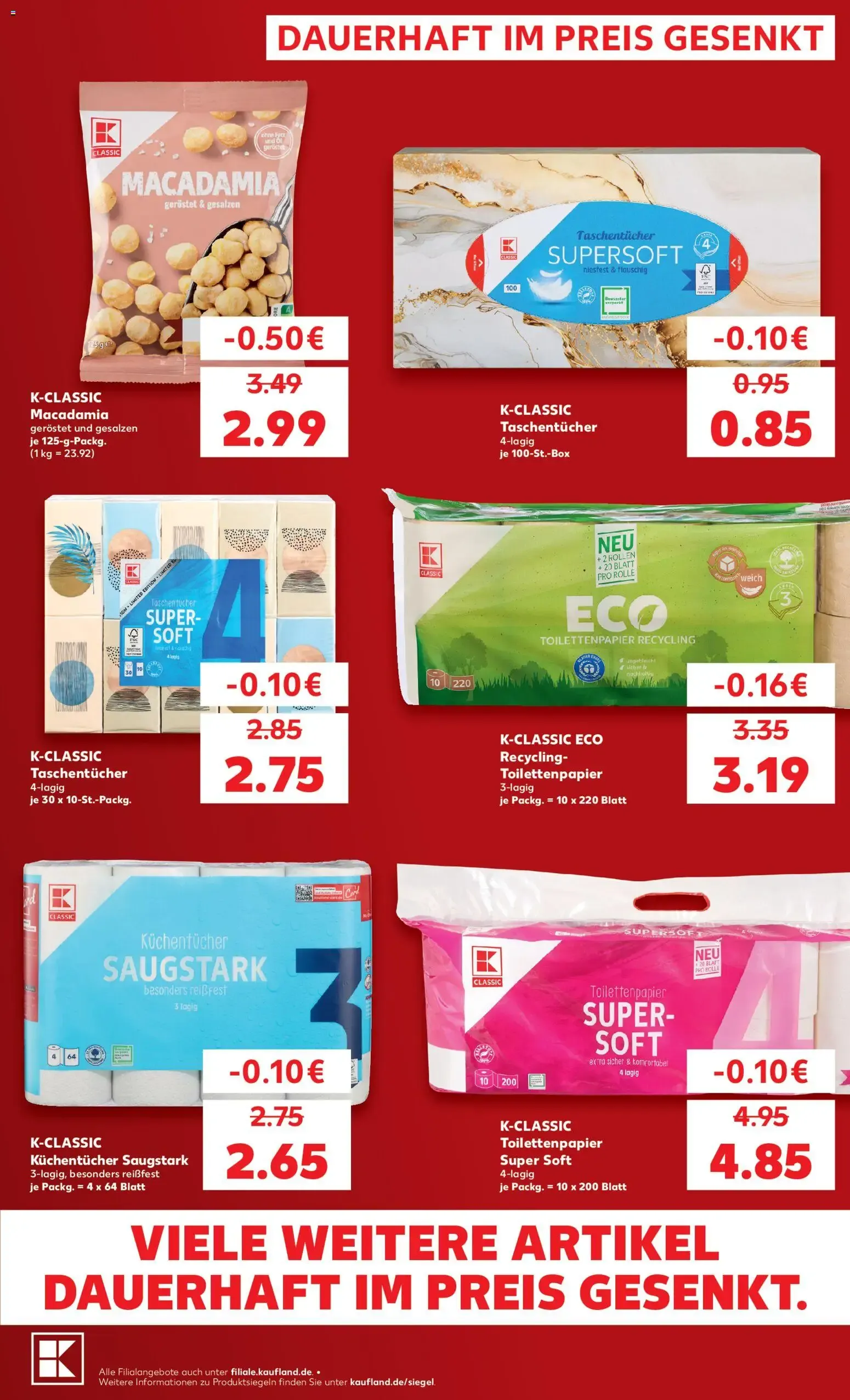 Kaufland Classic: Discount-Billig! Dauerhaft im Preis gesenkt van 1 oktober tot 31 oktober 2026 - Folder pagina 9