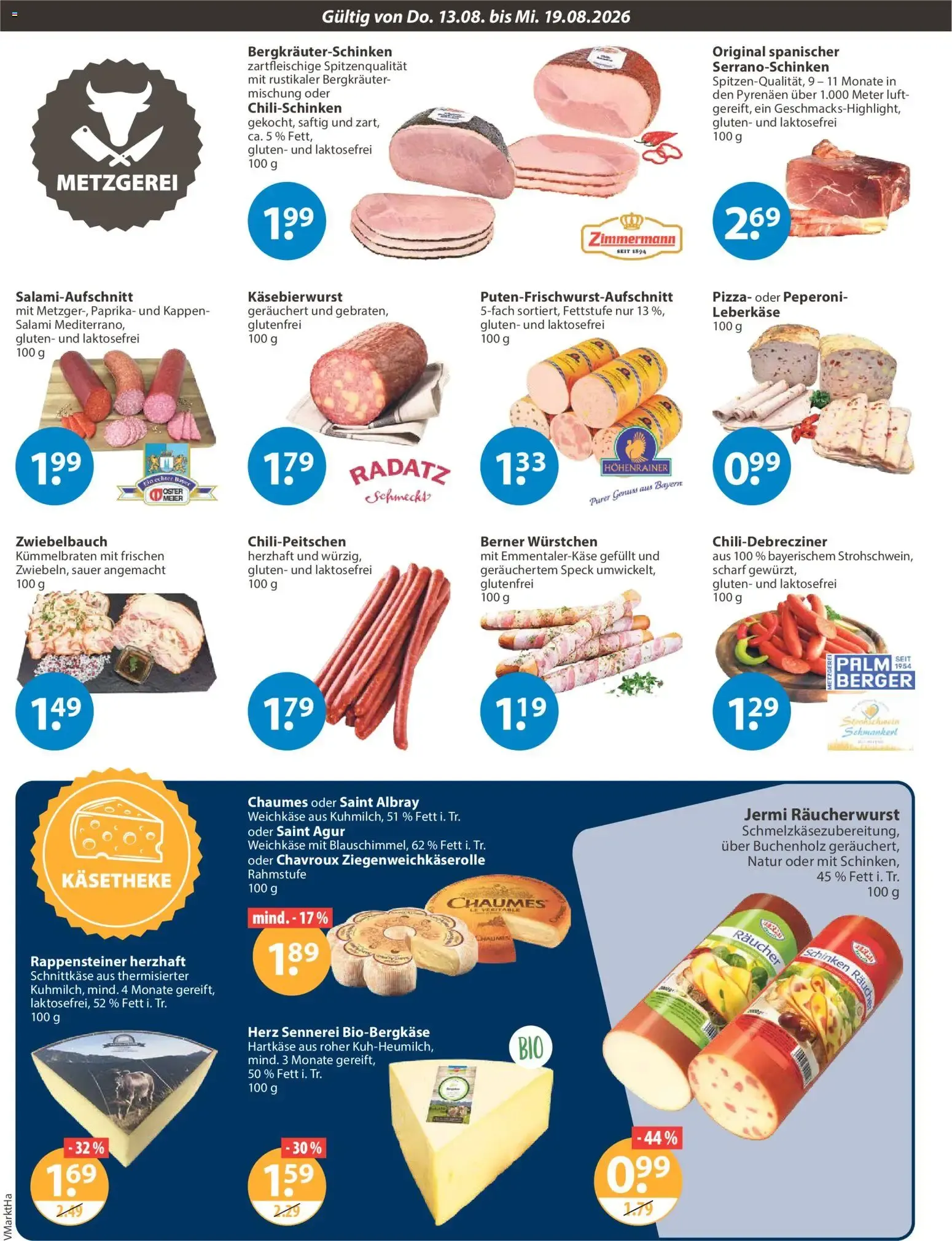 Angebote V-Markt Angebote (ab 13.08.2026) von 13. August bis 19. August 2026 - Prospekt seite 2