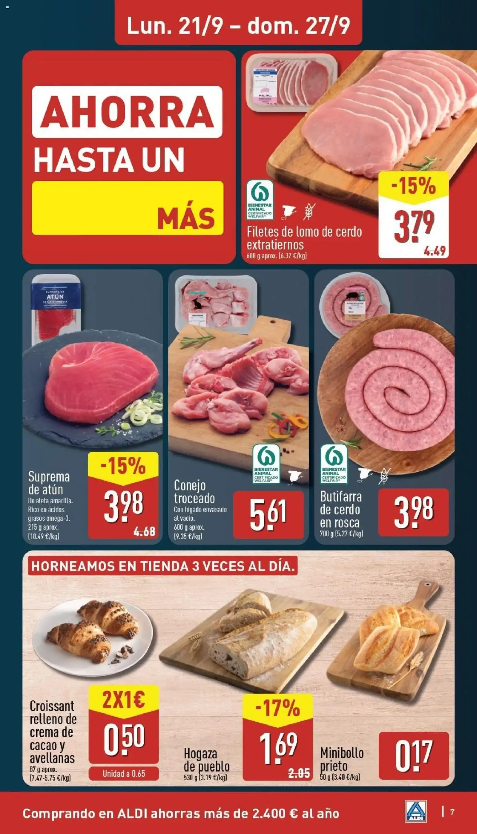 Catálogo de ALDI: Qué poco cuesta comprar bien 21 de septiembre al 27 de septiembre 2026 - Página 7