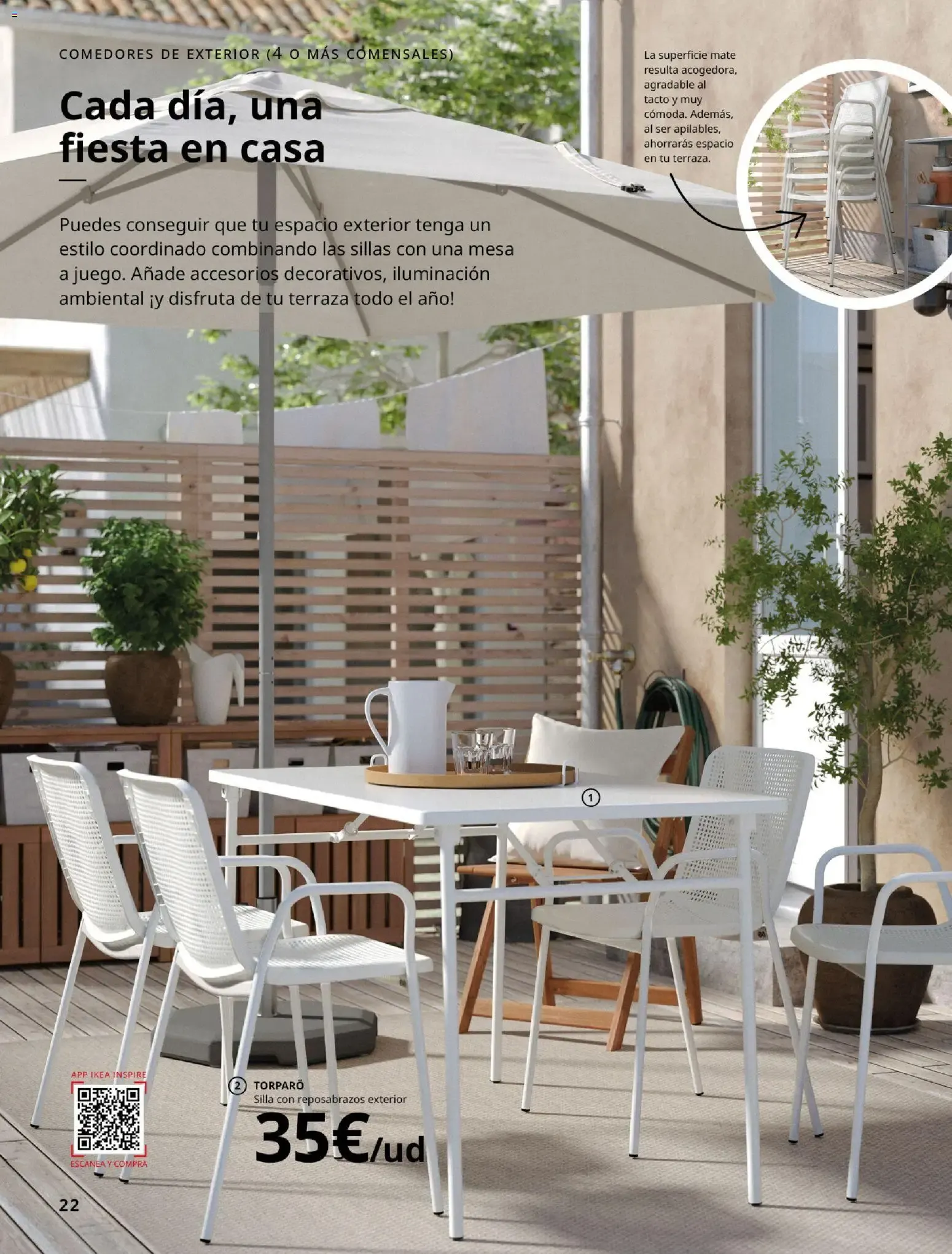 Catálogo de IKEA - Muebles de exterior del 01/09/2026 1 de septiembre al 31 de enero 2027 - Página 22