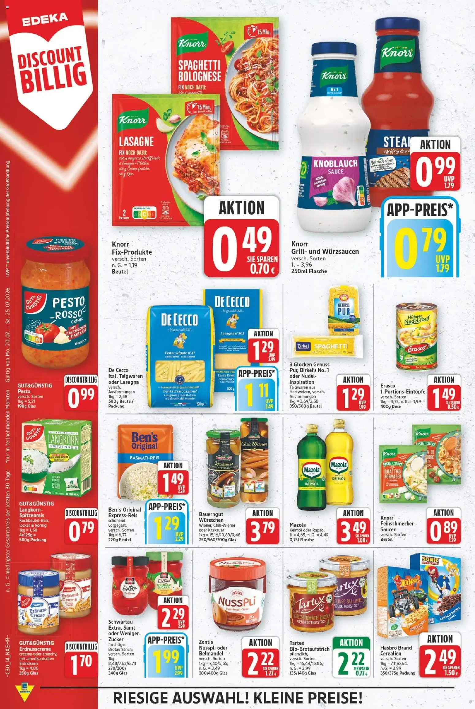 Edeka Center Prospekt von 20. Juli bis 25. Juli 2026 - Prospekt seite 15
