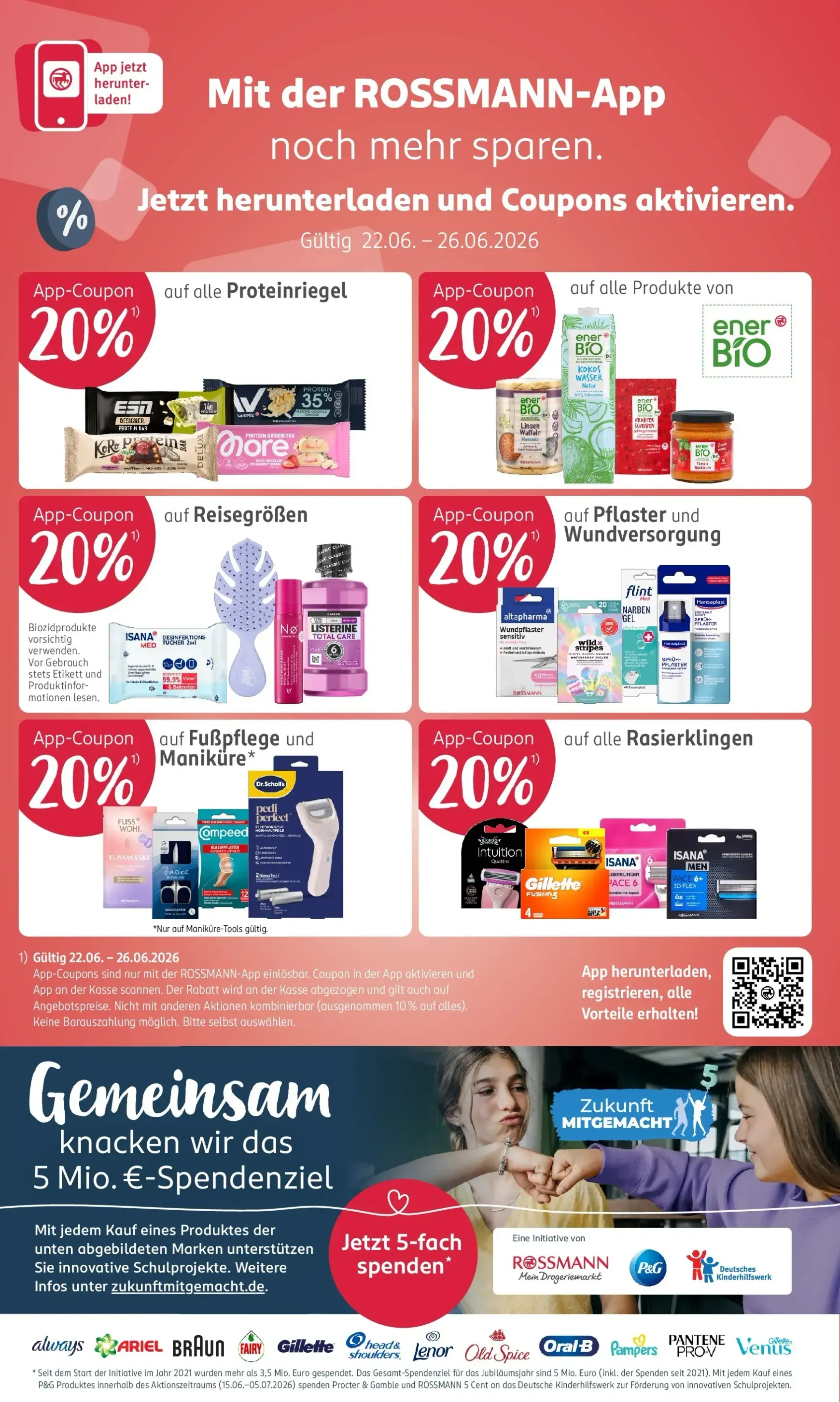 ROSSMANN Prospekt – von Montag 22.06.2026 bis Freitag 26.06.2026 von 22. Juni bis 26. Juni 2026 - Prospekt seite 18