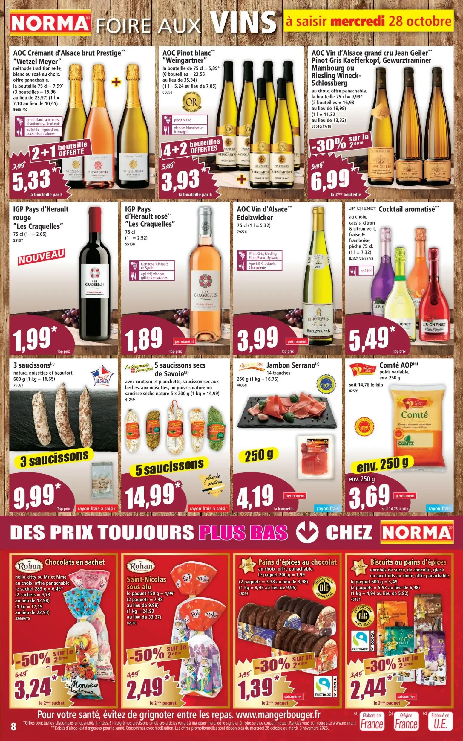 Norma catalogue à partir du 28/10/2026 - promo en ligne du 28 octobre au 3 novembre 2026 - Catalogue page 8