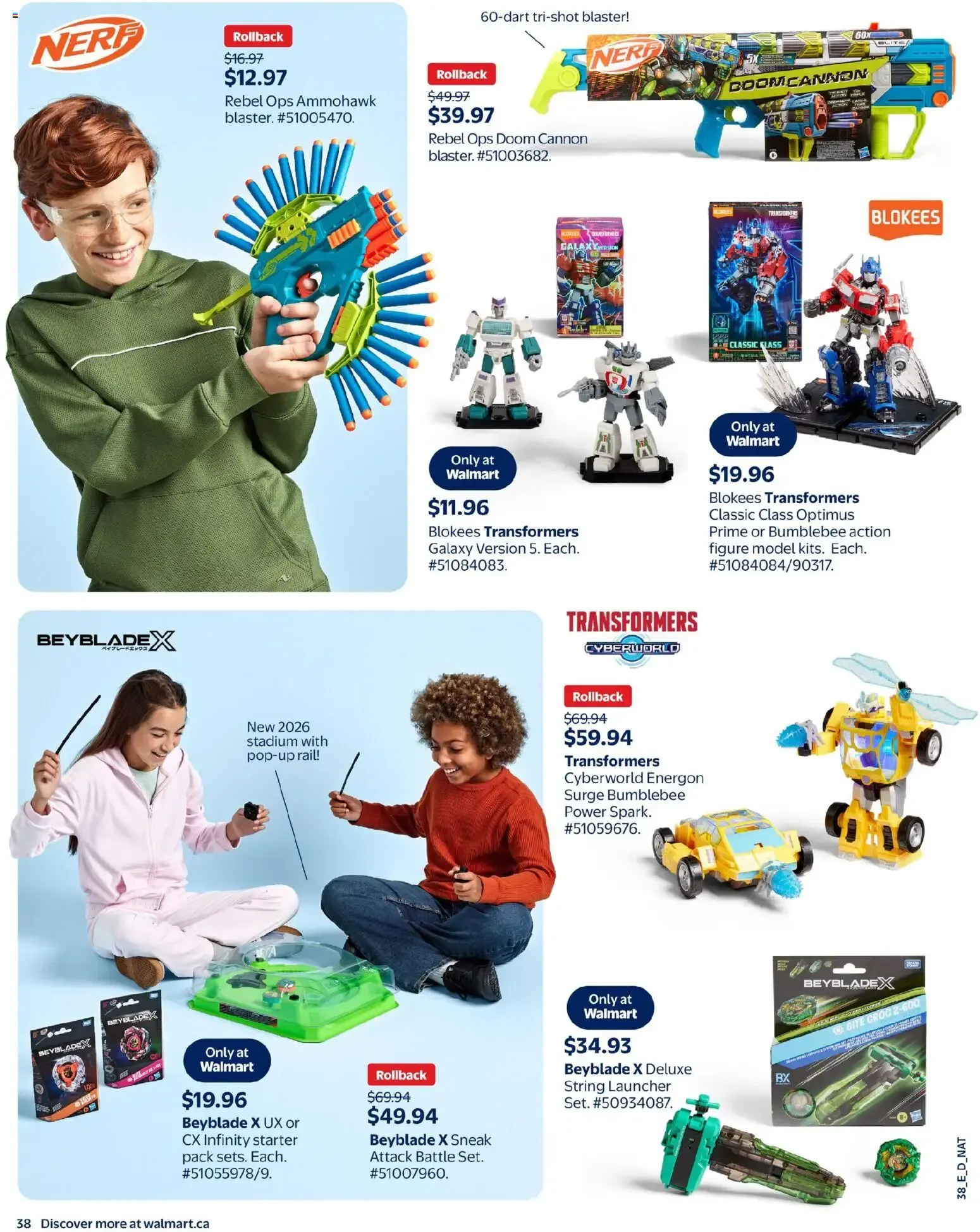 Walmart - Canada's #1 Toy Shop from October 15 to December 23 2026 - flyer page 50