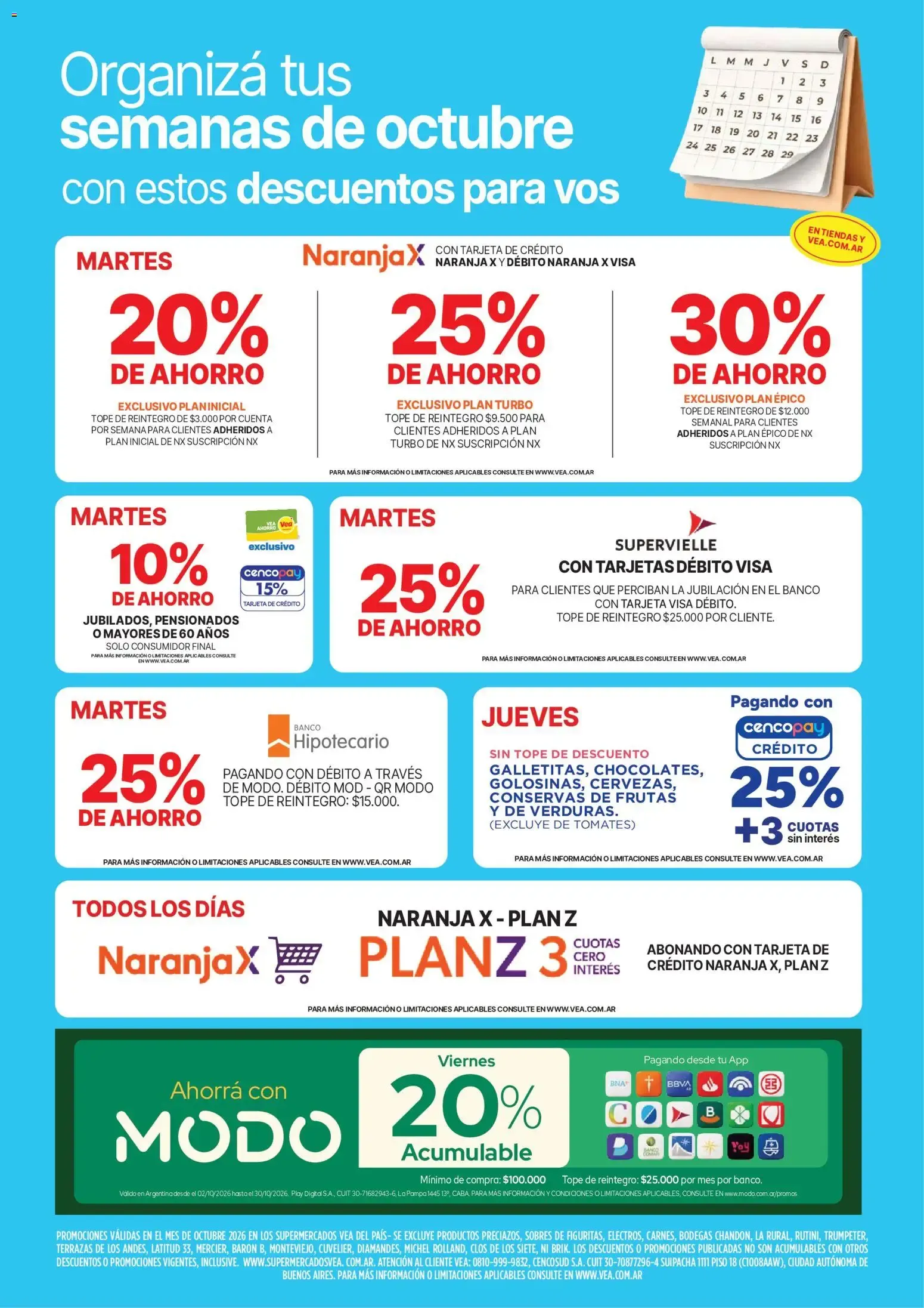 Ofertas de Vea - Fin de semana de ahorro | NOA del 23/10/2026 - 25/10/2026 23 de octubre al 25 de octubre 2026 - Página 12 del catálogo