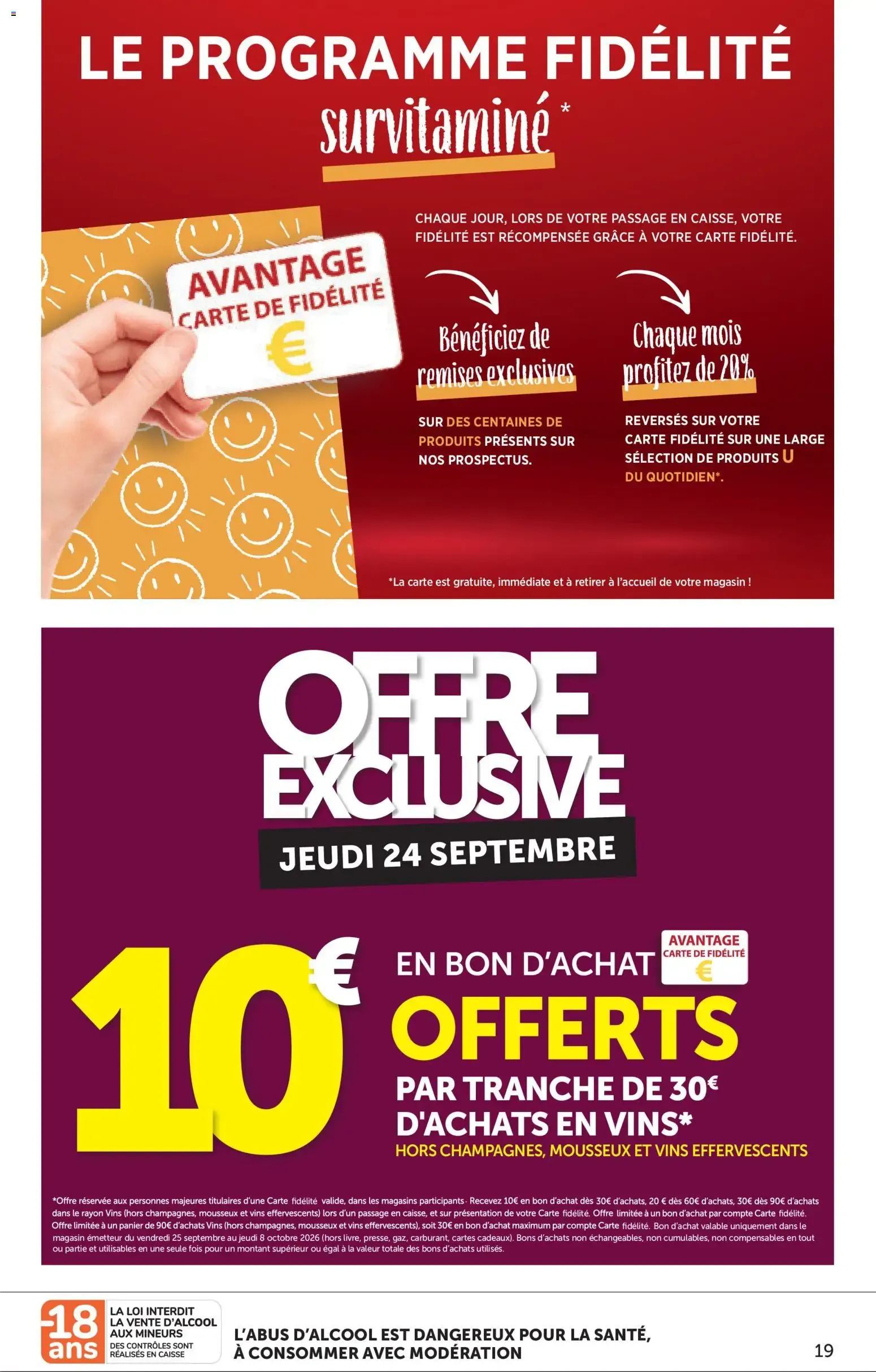 bi1 Foire aux vins supermarché à partir du 22/09/2026 - promo en ligne du 22 septembre au 4 octobre 2026 - Catalogue page 19