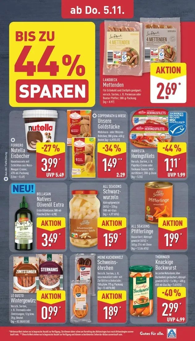 ALDI NORD Prospekt nächste Woche – von Montag 02.11.2026 bis Samstag 07.11.2026 von 2. November bis 7. November 2026 - Prospekt seite 32