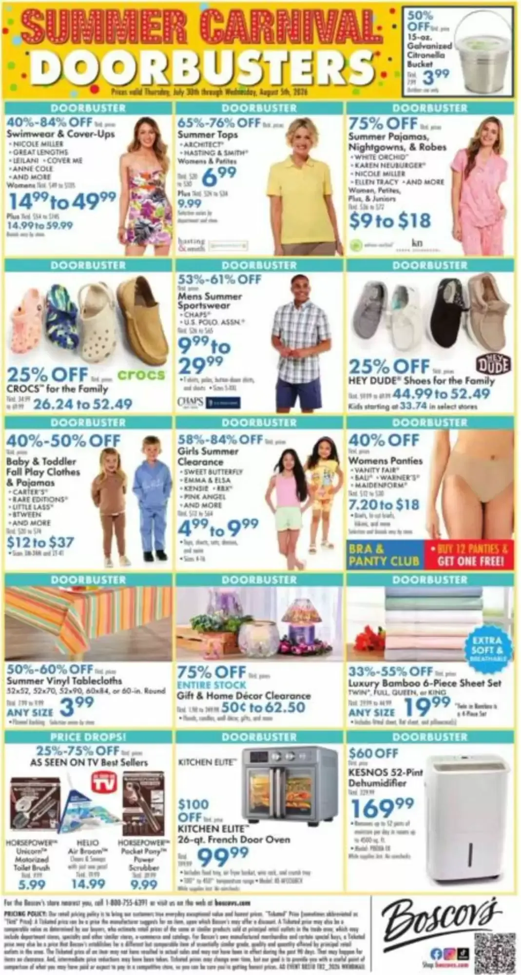 Weekly ad Boscov's Summer Carnival from July 30 to August 5 2026 - Page 8