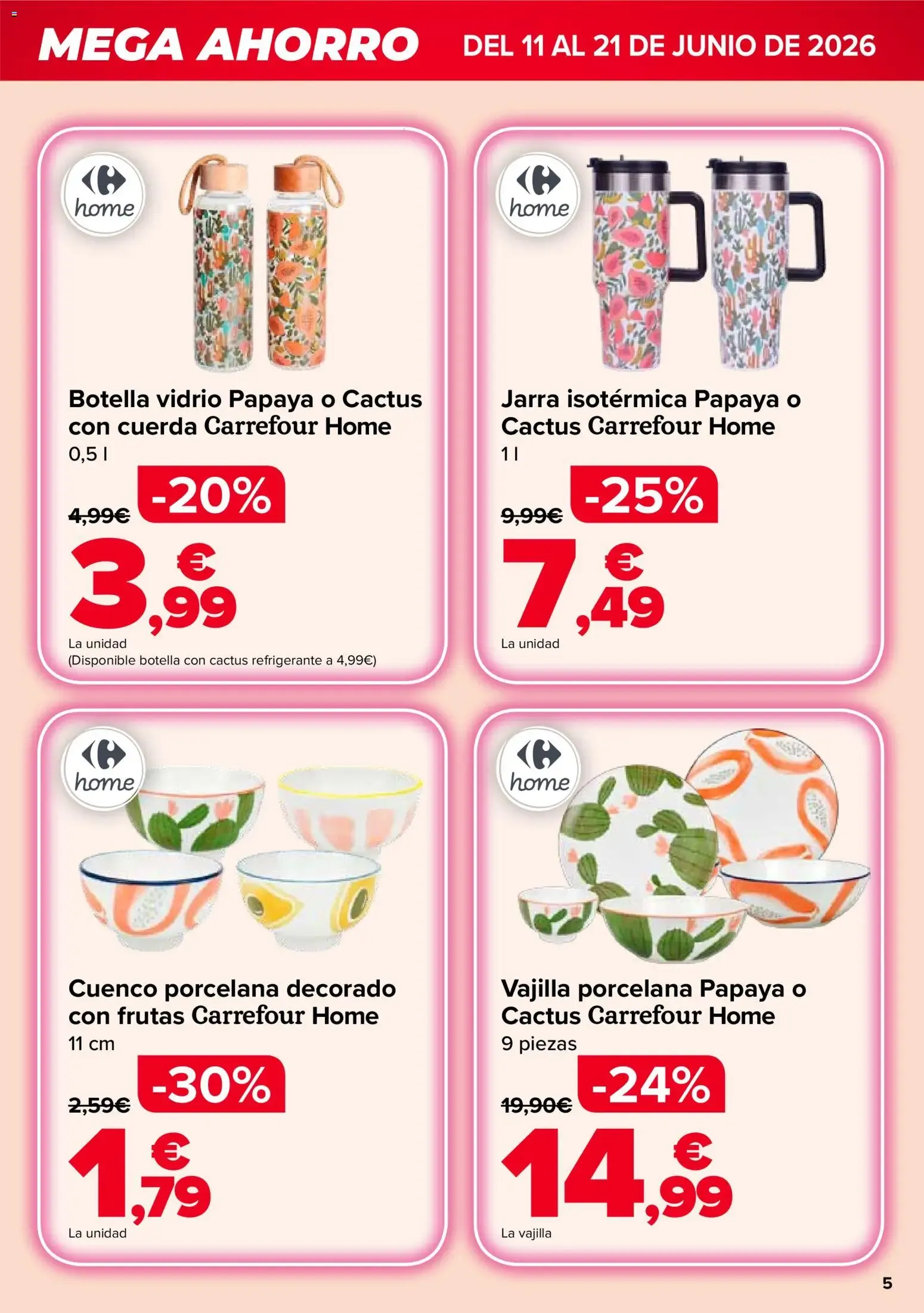 Catálogo de Carrefour Mega Ahorro del 11/06/2026 | Catálogo 11 de junio al 21 de junio 2026 - Página 5
