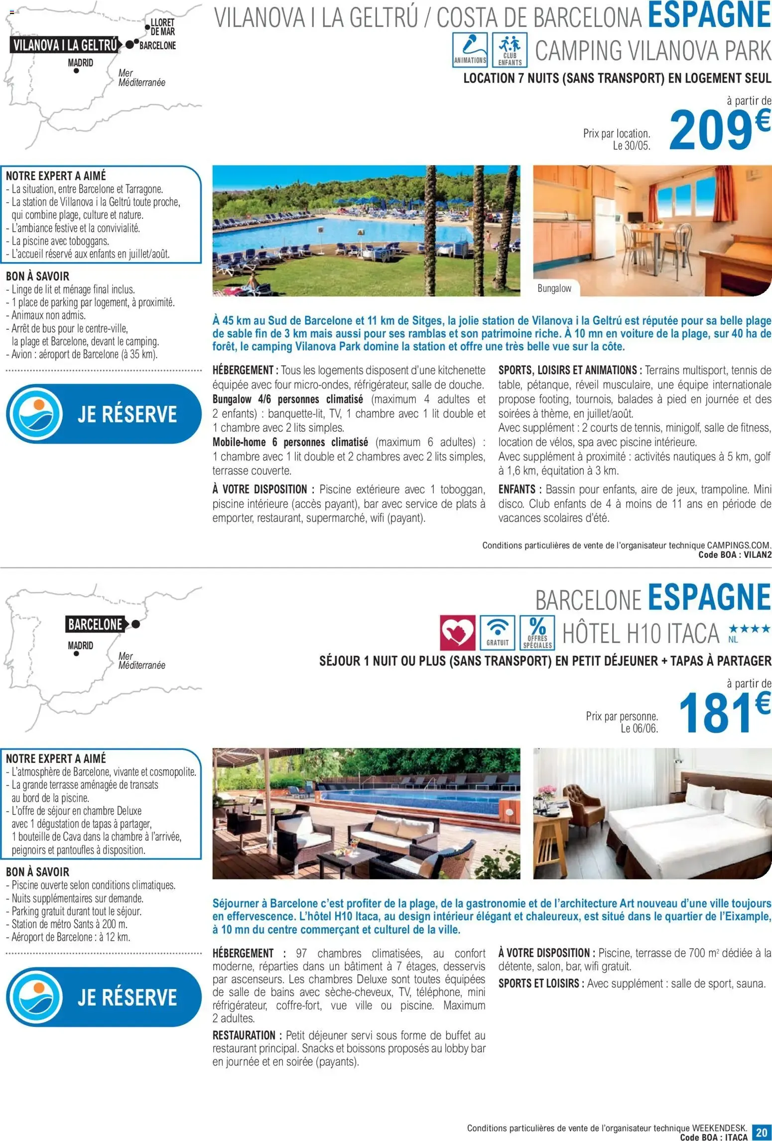 Voyages E.Leclerc - Collection Printemps Été 2026 du 1 mars au 30 septembre 2026 - Catalogue page 20