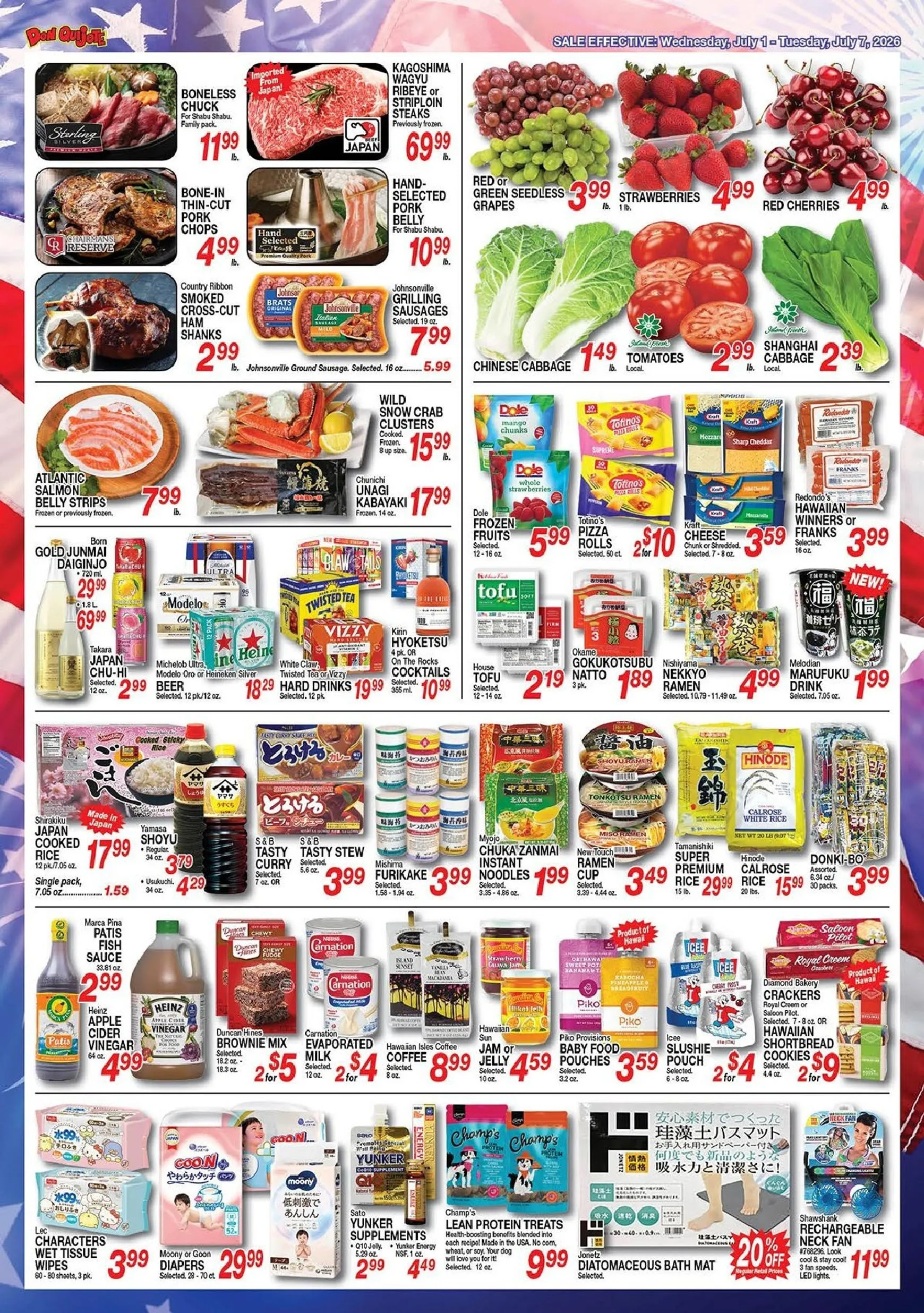 Weekly ad Current Don Quijote leaflet valid from Wednesday 07/01/2026 to Tuesday 07/07/2026 from July 1 to July 7 2026 - Page 4