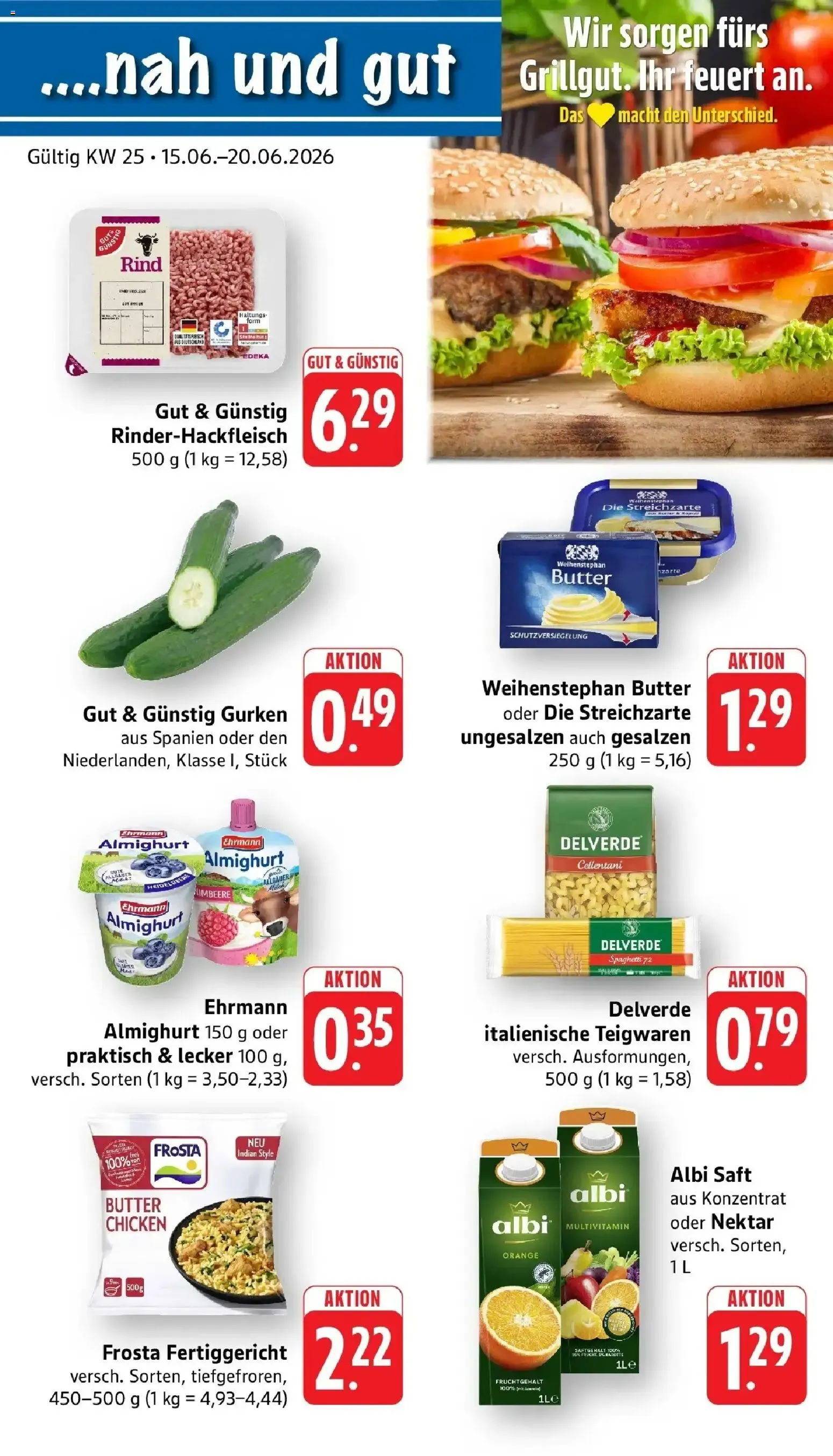 nah & gut Prospekt Neuhofen (ab 14.06.2026) zum Blättern von 15. Juni bis 20. Juni 2026 - Prospekt seite 1