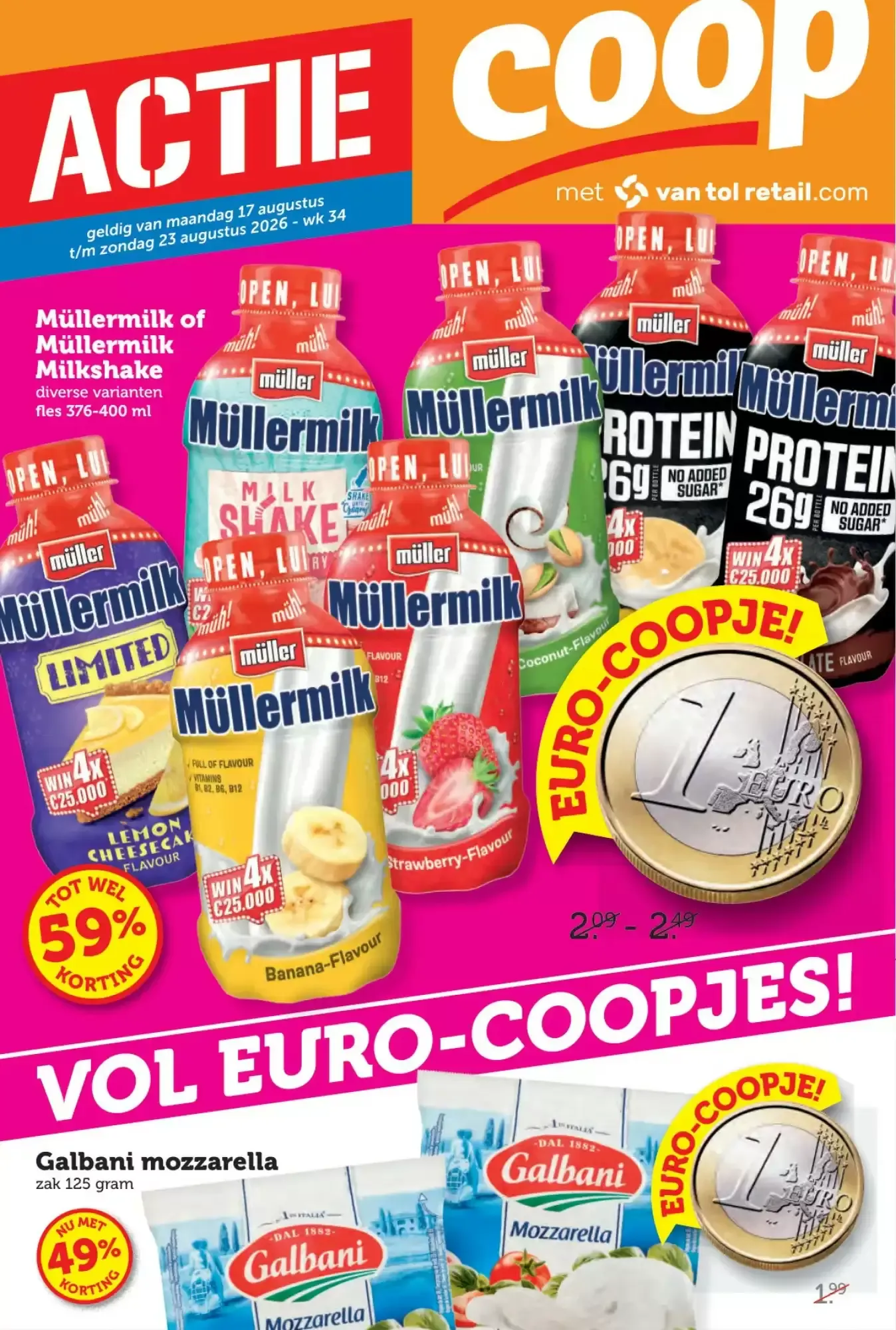 Coop Folder Week 34 – 17.08.2026 – 23.08.2026 van 17 augustus tot 23 augustus 2026 - Folder pagina 1