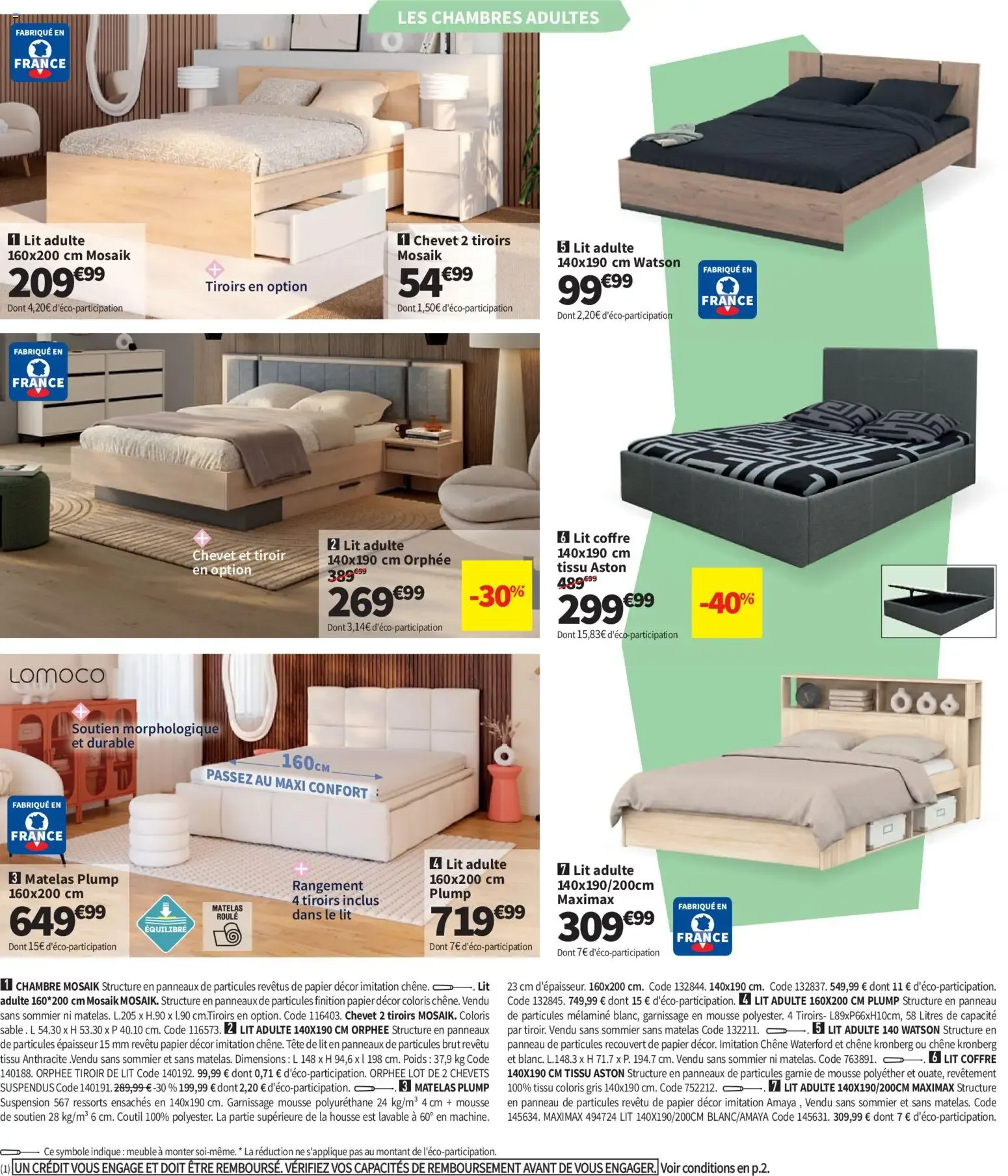 Conforama - Dormez Confo: La Grande Literie du 7 juillet au 3 août 2026 - Catalogue page 12