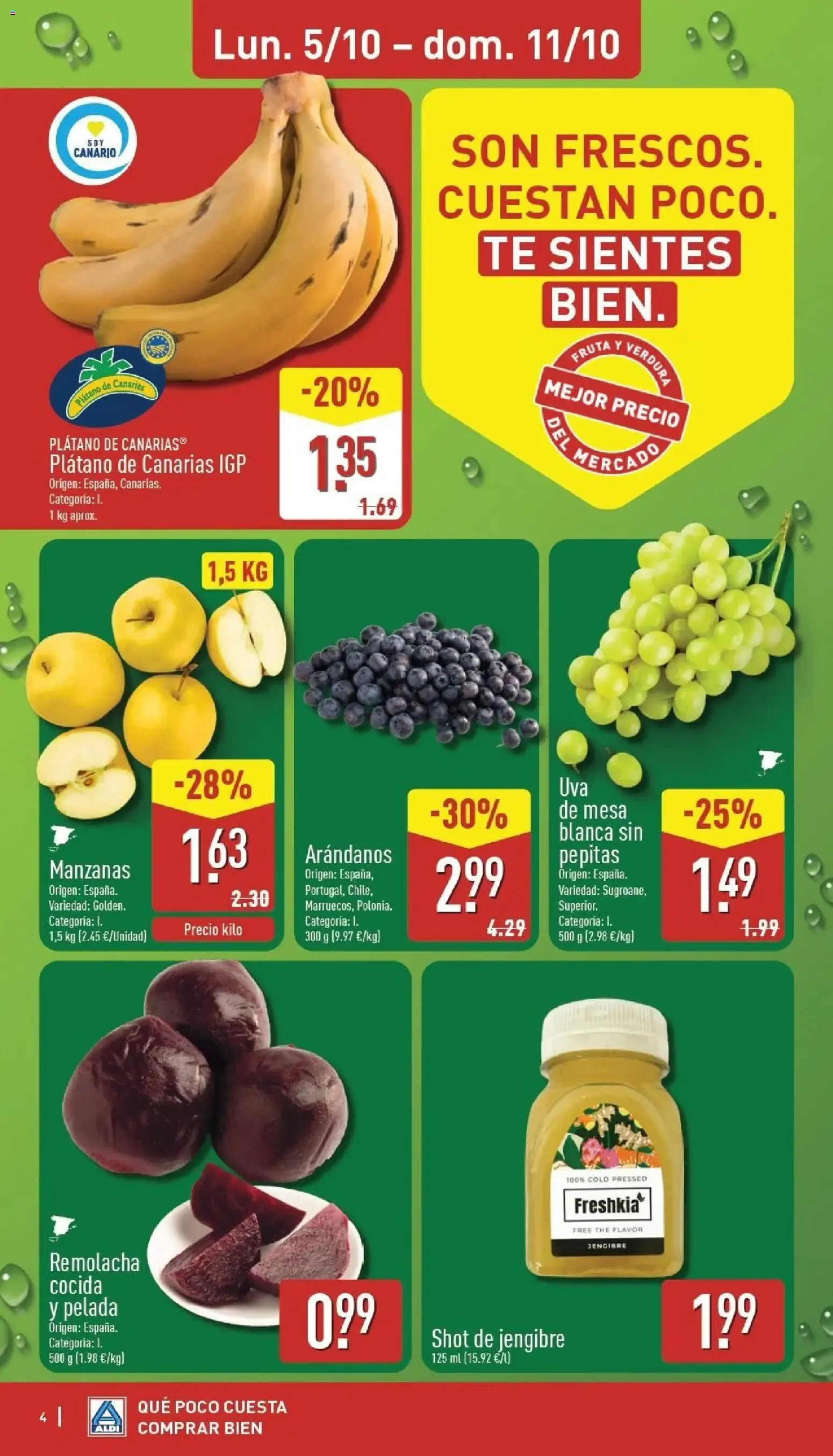 Catálogo de Aldi folleto Canarias del 05/10/2026 | Catálogo 5 de octubre al 11 de octubre 2026 - Página 4