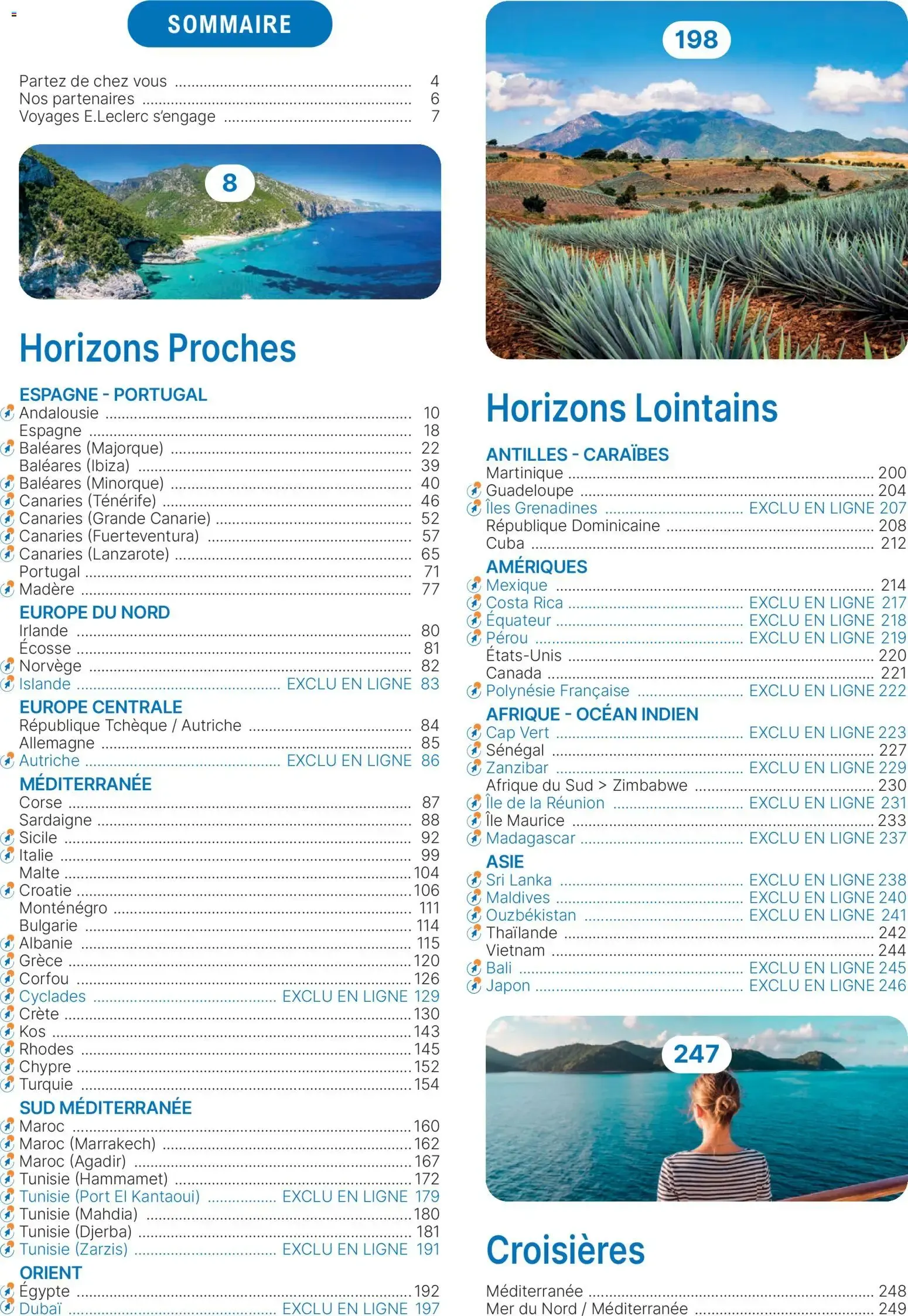 Voyages E.Leclerc - Collection Printemps Été 2026 du 1 mars au 30 septembre 2026 - Catalogue page 2