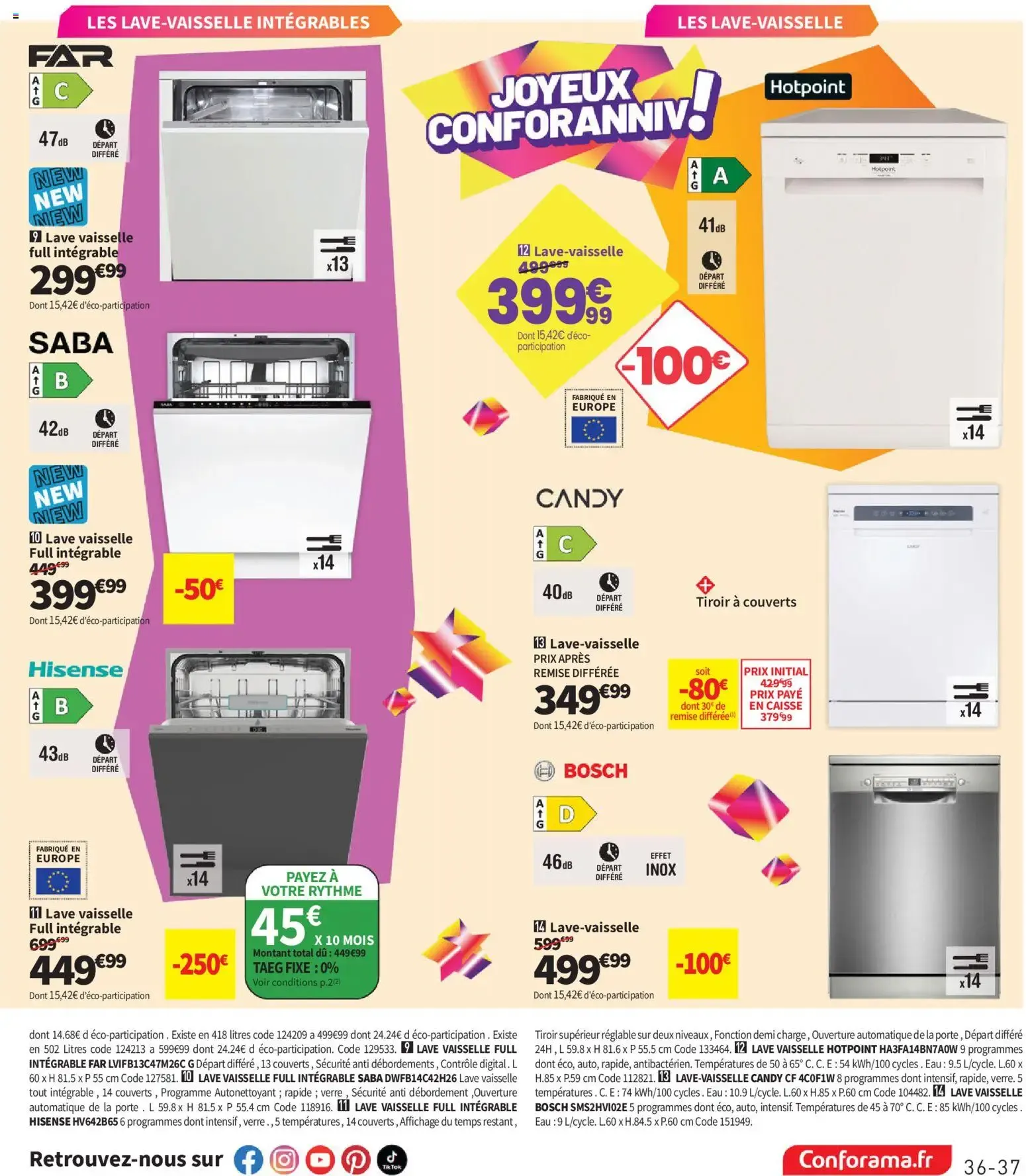 Conforama catalogue à partir du 25/08/2026 - promo en ligne du 25 août au 28 septembre 2026 - Catalogue page 37