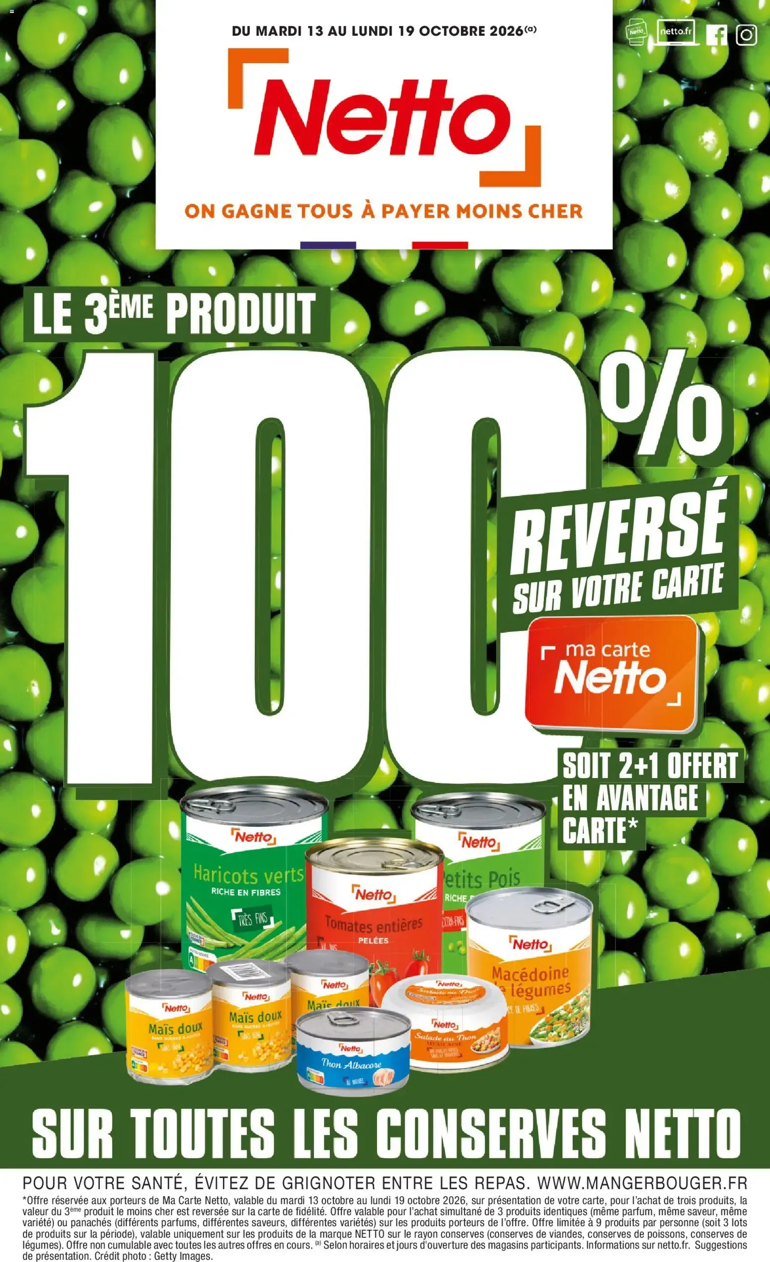 Netto catalogue à partir du 13/10/2026 - promo en ligne du 13 octobre au 19 octobre 2026 - Catalogue page 1
