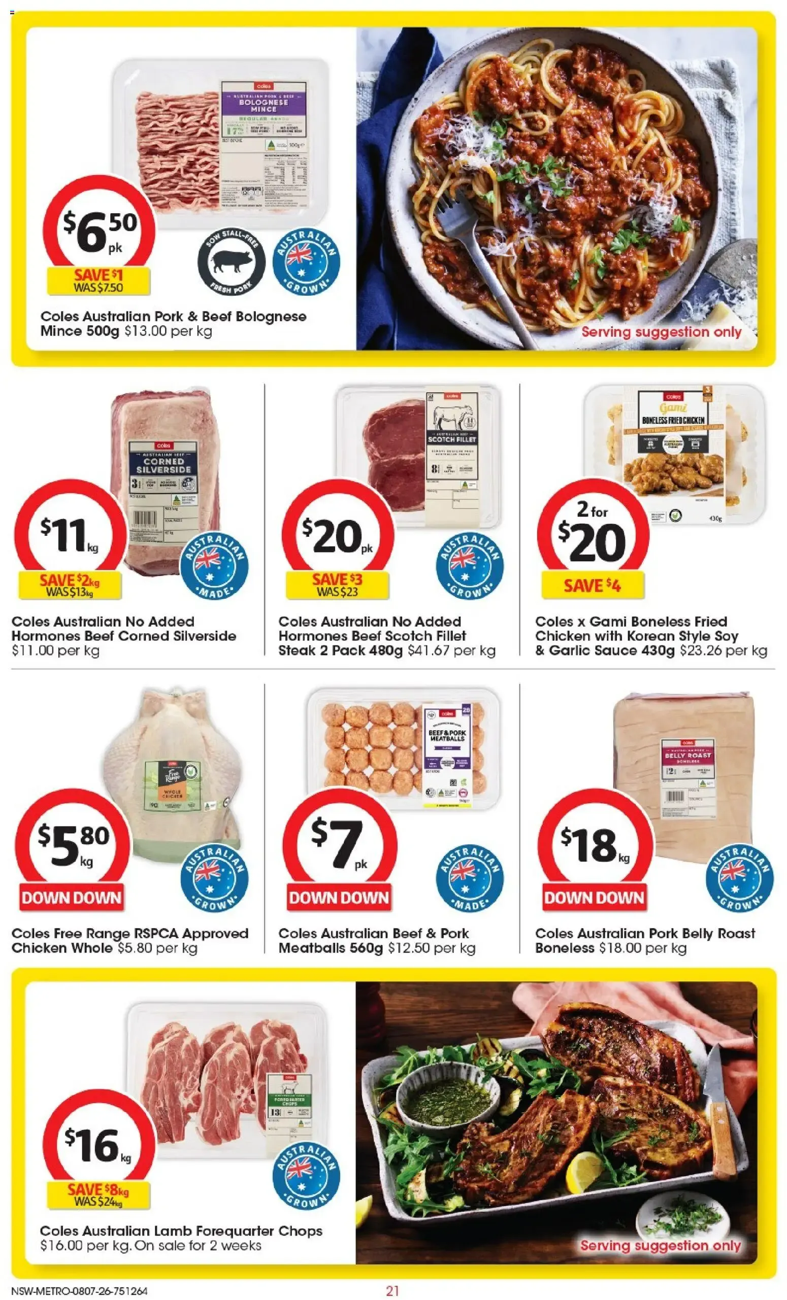Coles catalogue valid from 08/07/2026 > Online Australia - Catalogue valid from 8 July to 14 July 2026 - page 21